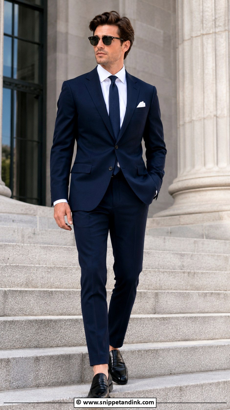 Courthouse Wedding Suit - Snippet and Ink - 35 Wedding Suit Ideas