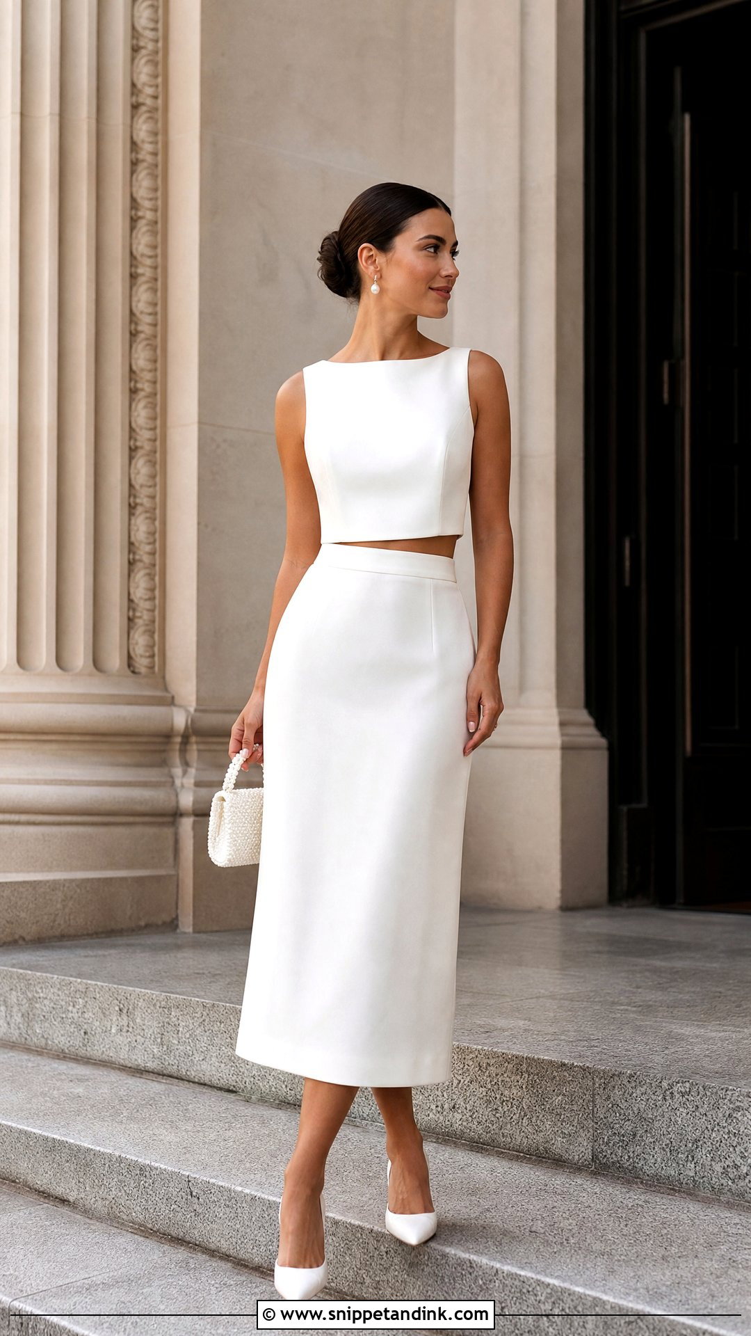 Courthouse Wedding Two Piece Set - Snippet and Ink - 25 Courthouse Wedding Attire Ideas