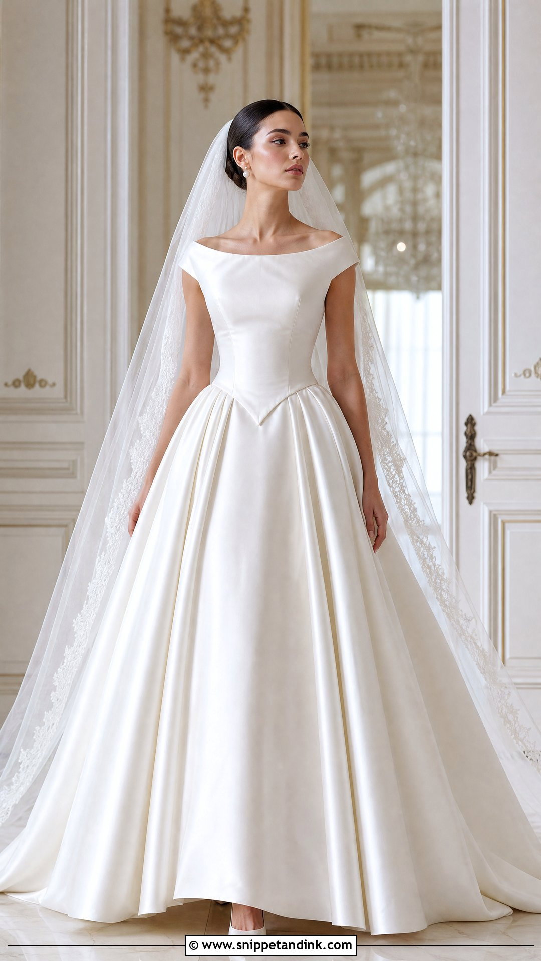 Couture Basque Waist Wedding Dress - Snippet and Ink - 25 Couture Wedding Dress Ideas
