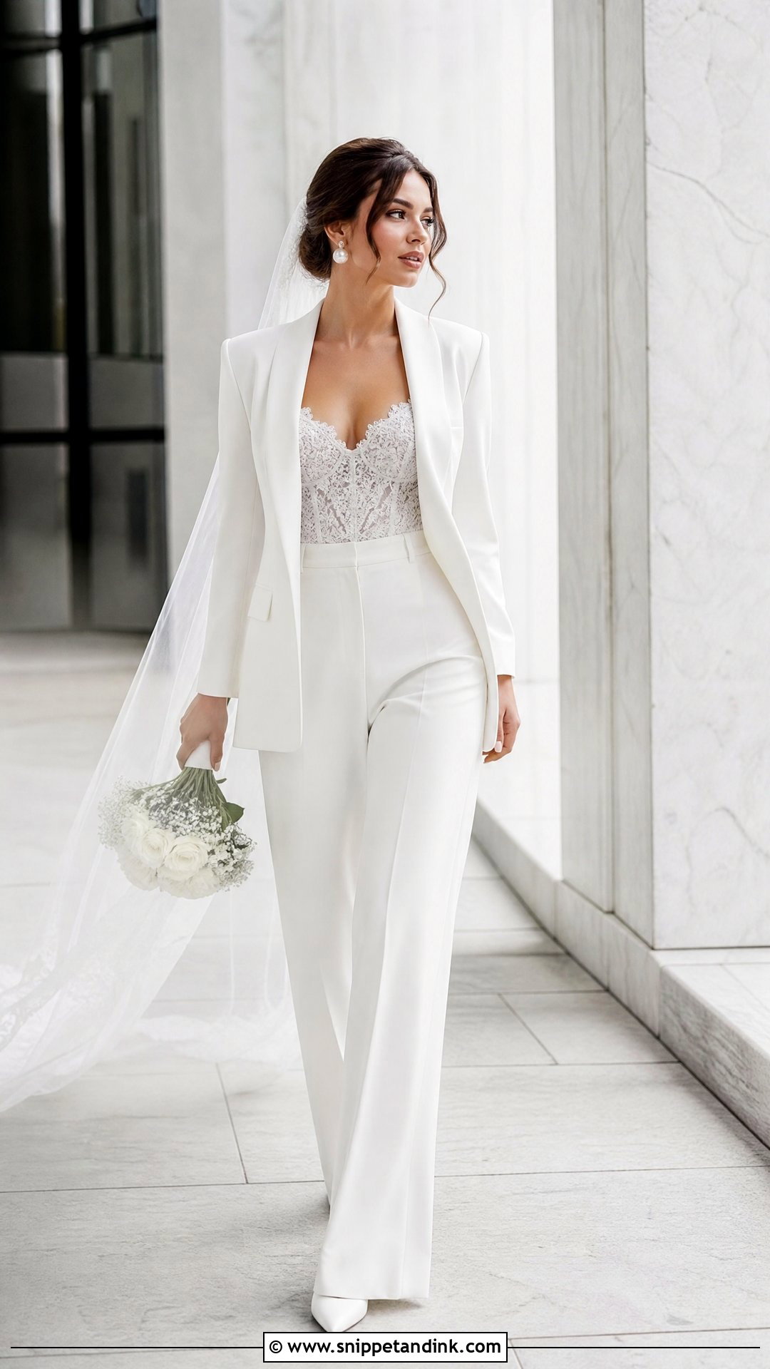 Couture Bridal Suit Wedding Dress - Snippet and Ink - 25 Couture Wedding Dress Ideas