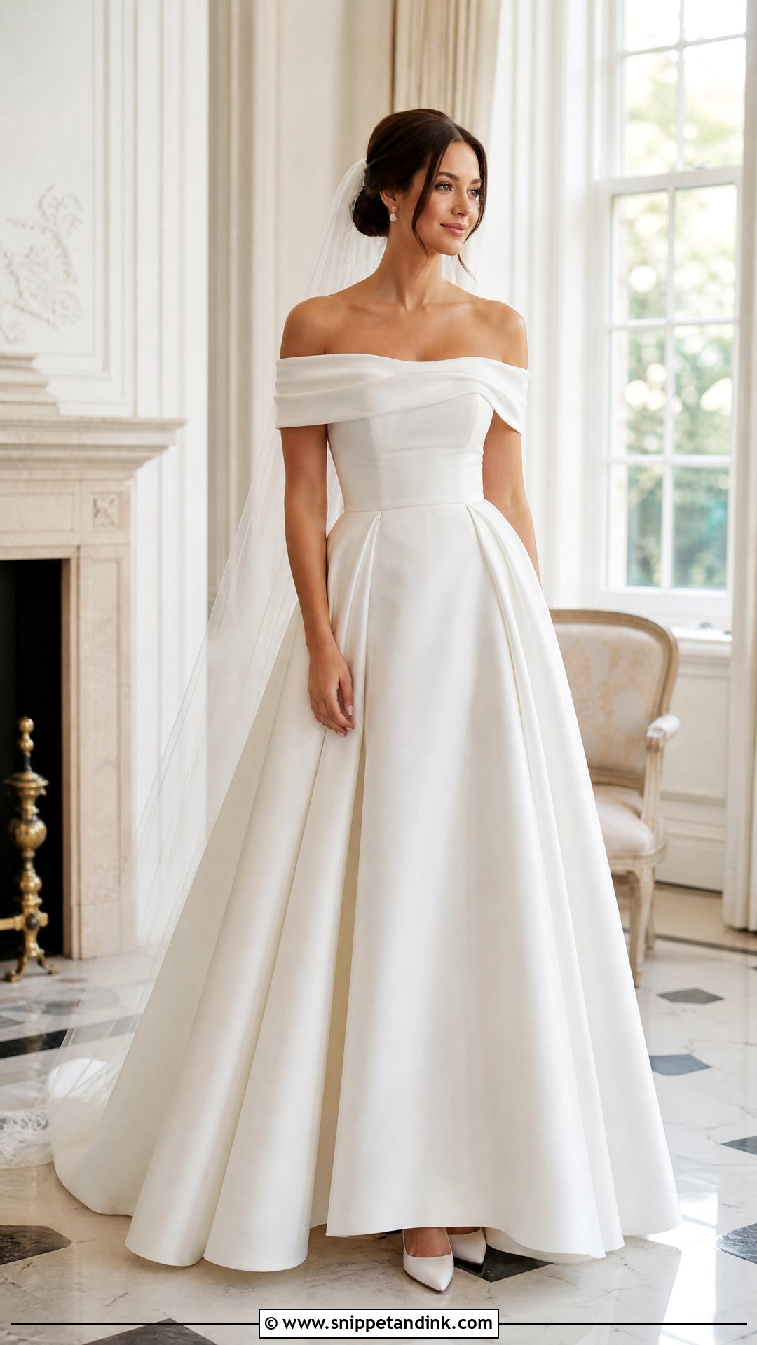 Couture Off Shoulder Wedding Dress - Snippet and Ink - 25 Couture Wedding Dress Ideas
