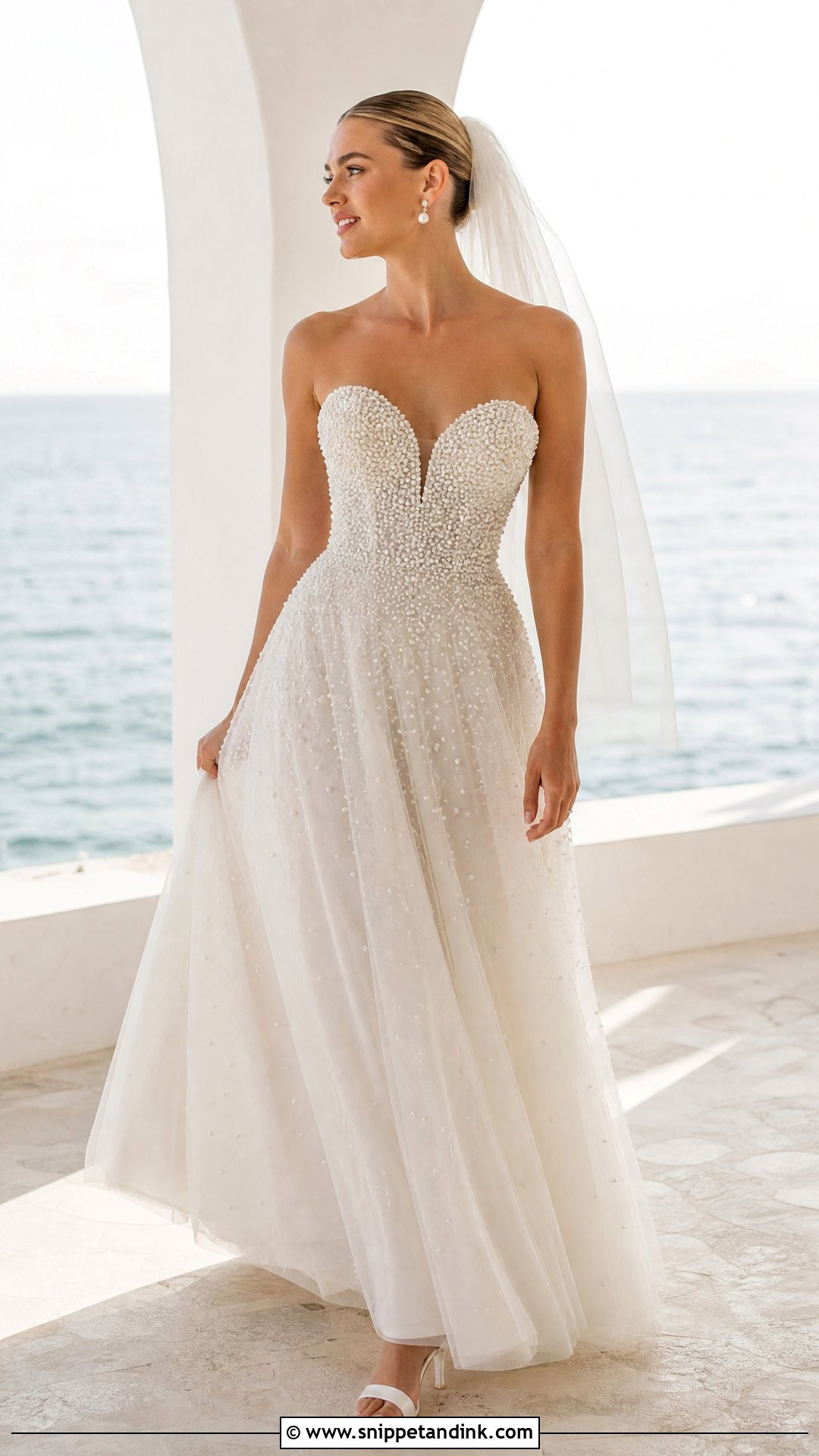 Couture Pearl Wedding Dress - Snippet and Ink - 25 Couture Wedding Dress Ideas