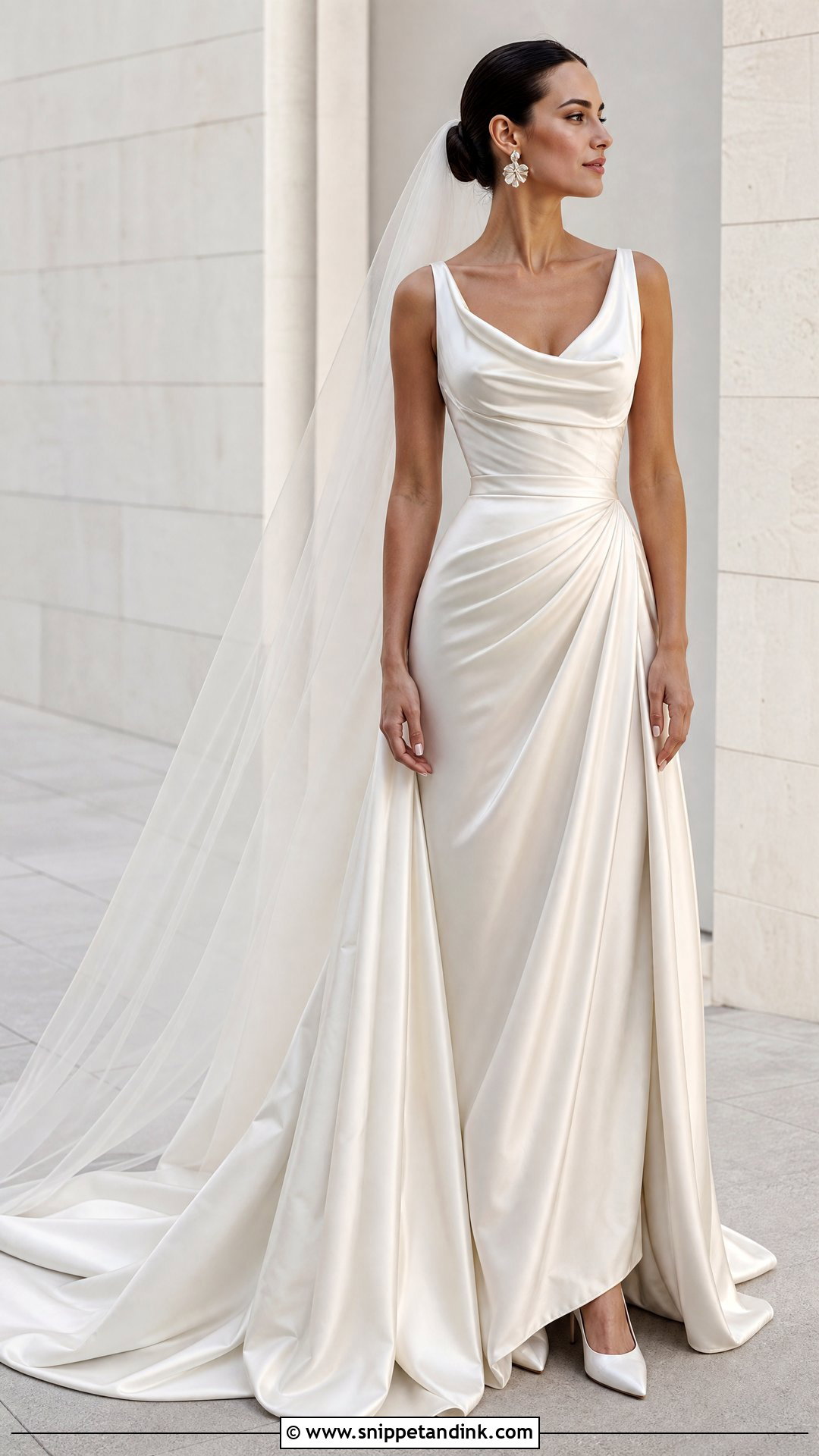 Couture Satin Wedding Dress - Snippet and Ink - 25 Couture Wedding Dress Ideas