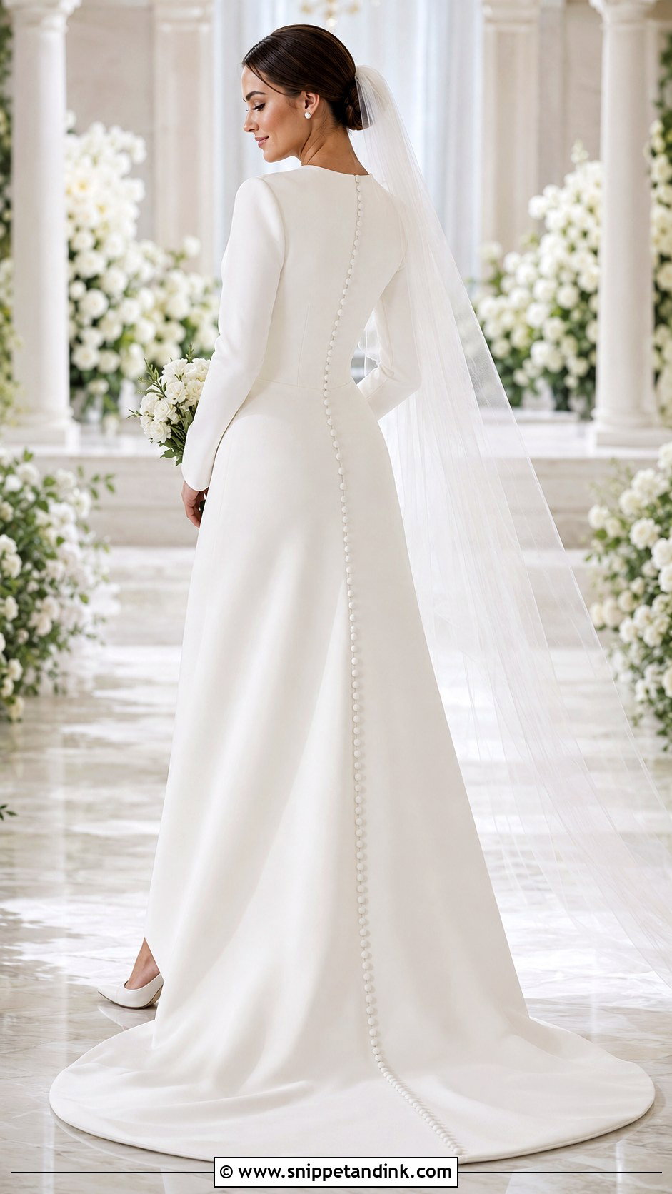 Covered Button Wedding Dress - Snippet and Ink - 20 Wedding Dress Details Ideas