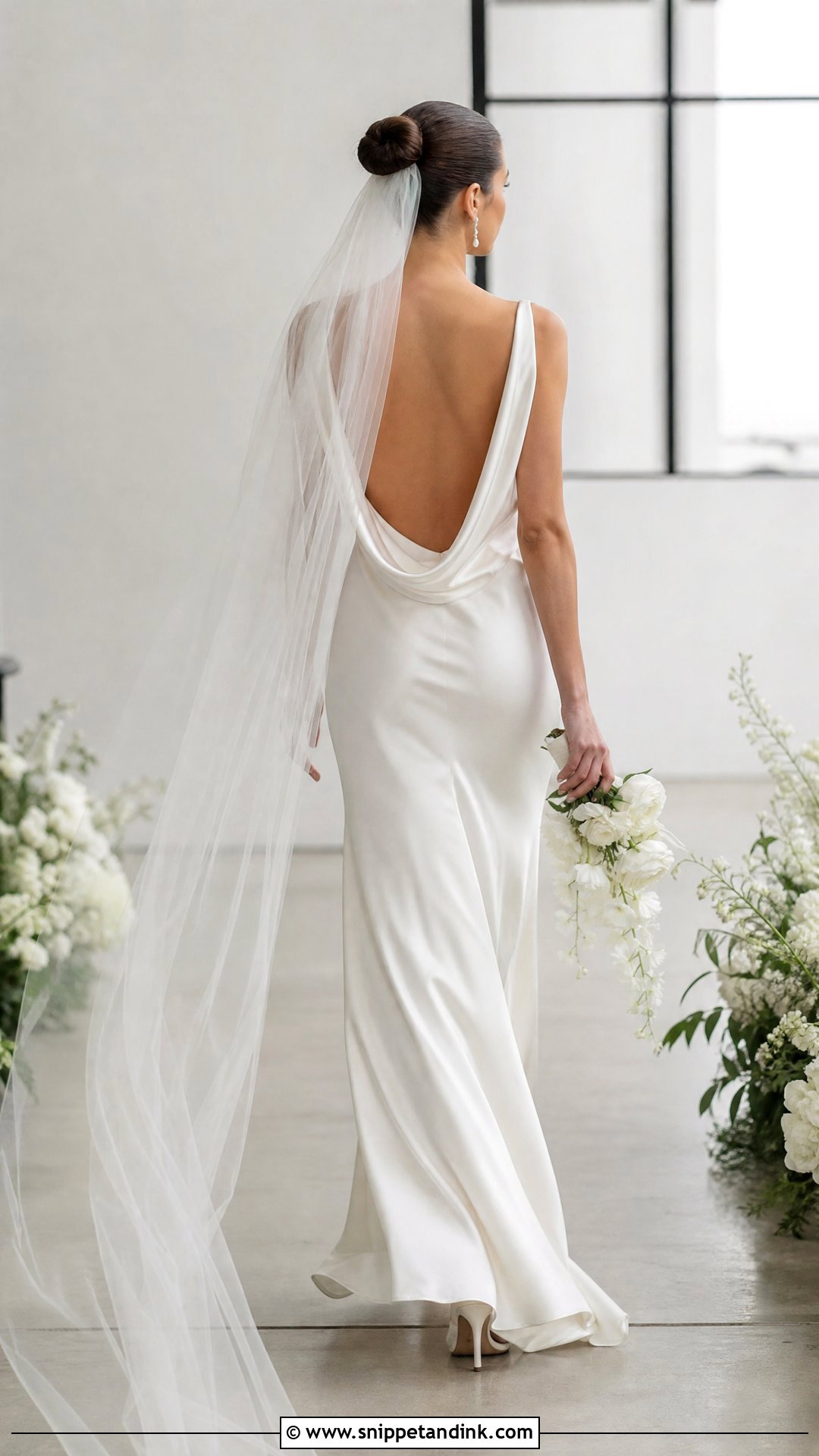 Cowl Back Wedding Dress - Snippet and Ink - 20 Unique Simple Wedding Dress Ideas