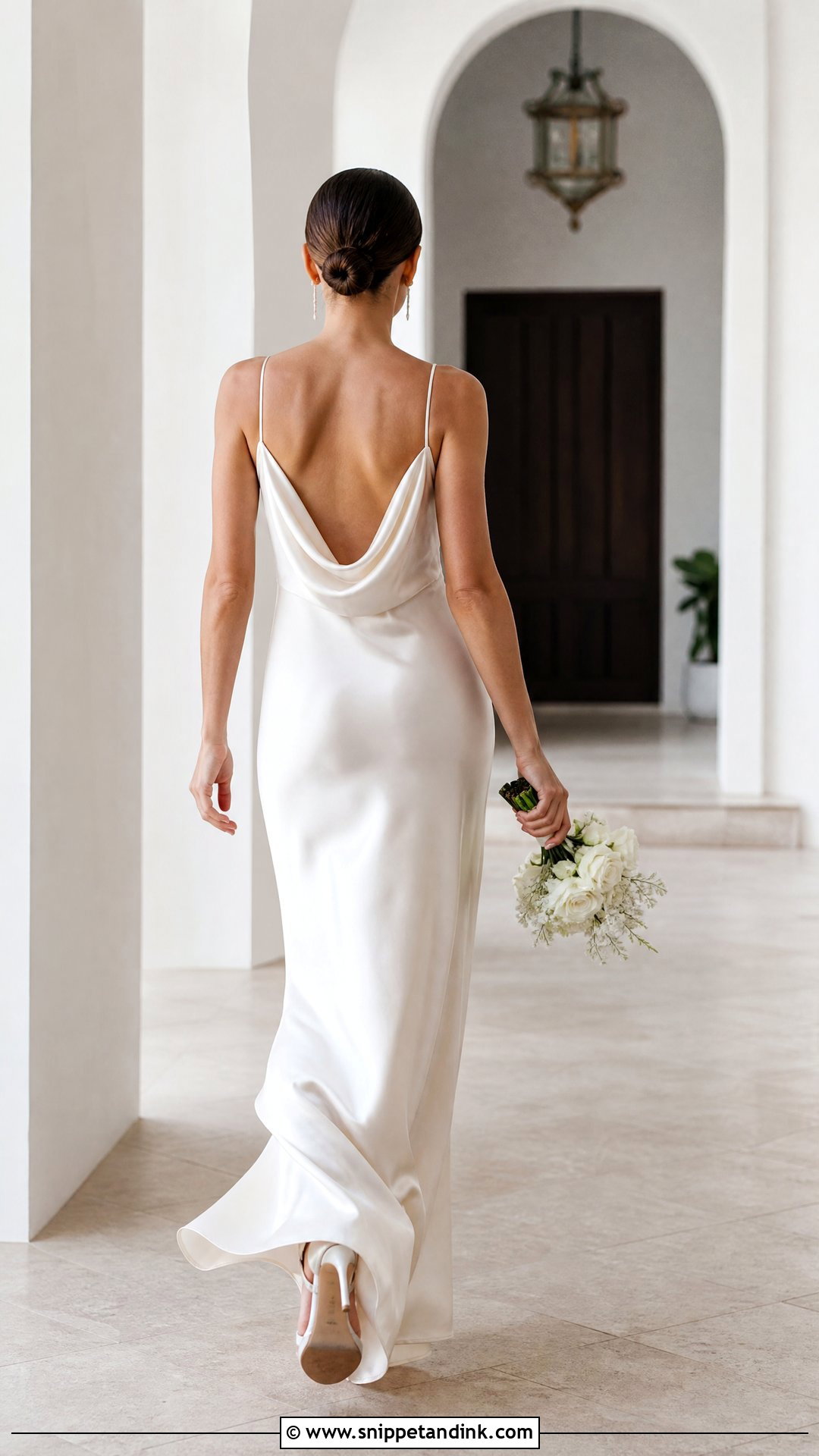 Cowl Back Wedding Dress - Snippet and Ink - 20 Wedding Dress Back Detail Ideas