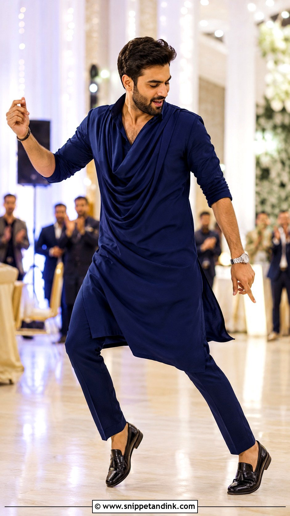 Cowl Kurta For Bride Brother Sangeet - Snippet and Ink - 20 Bride Brother Outfit Ideas