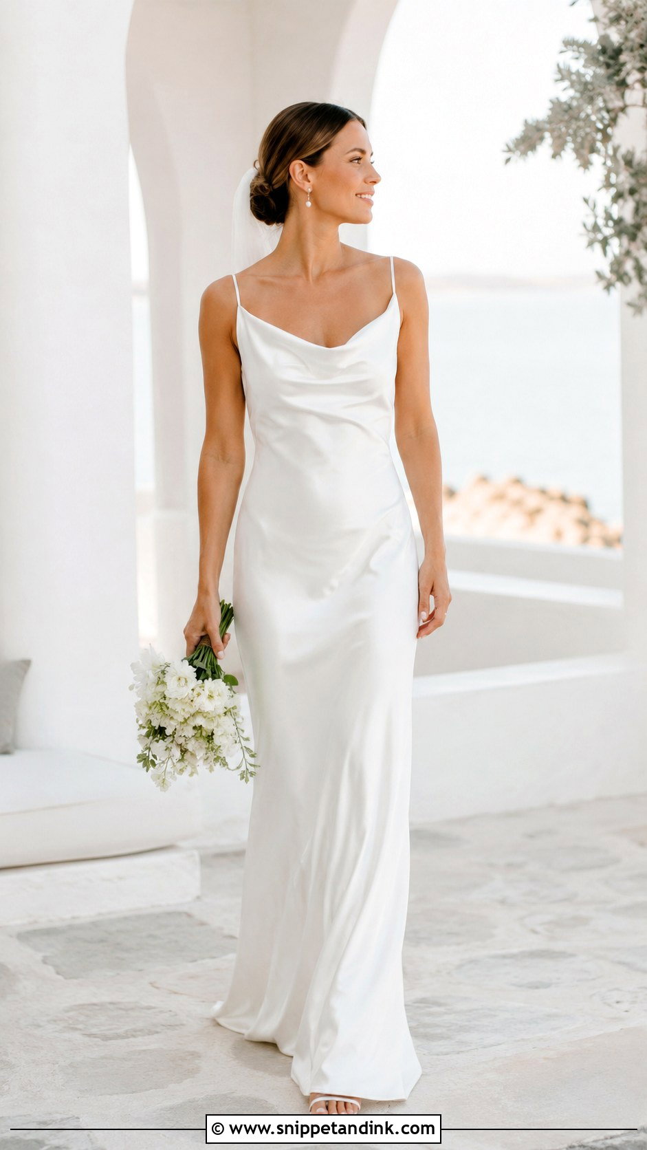 Cowl Neck Wedding Dress - Snippet and Ink - 25 Wedding Dress Neckline Ideas