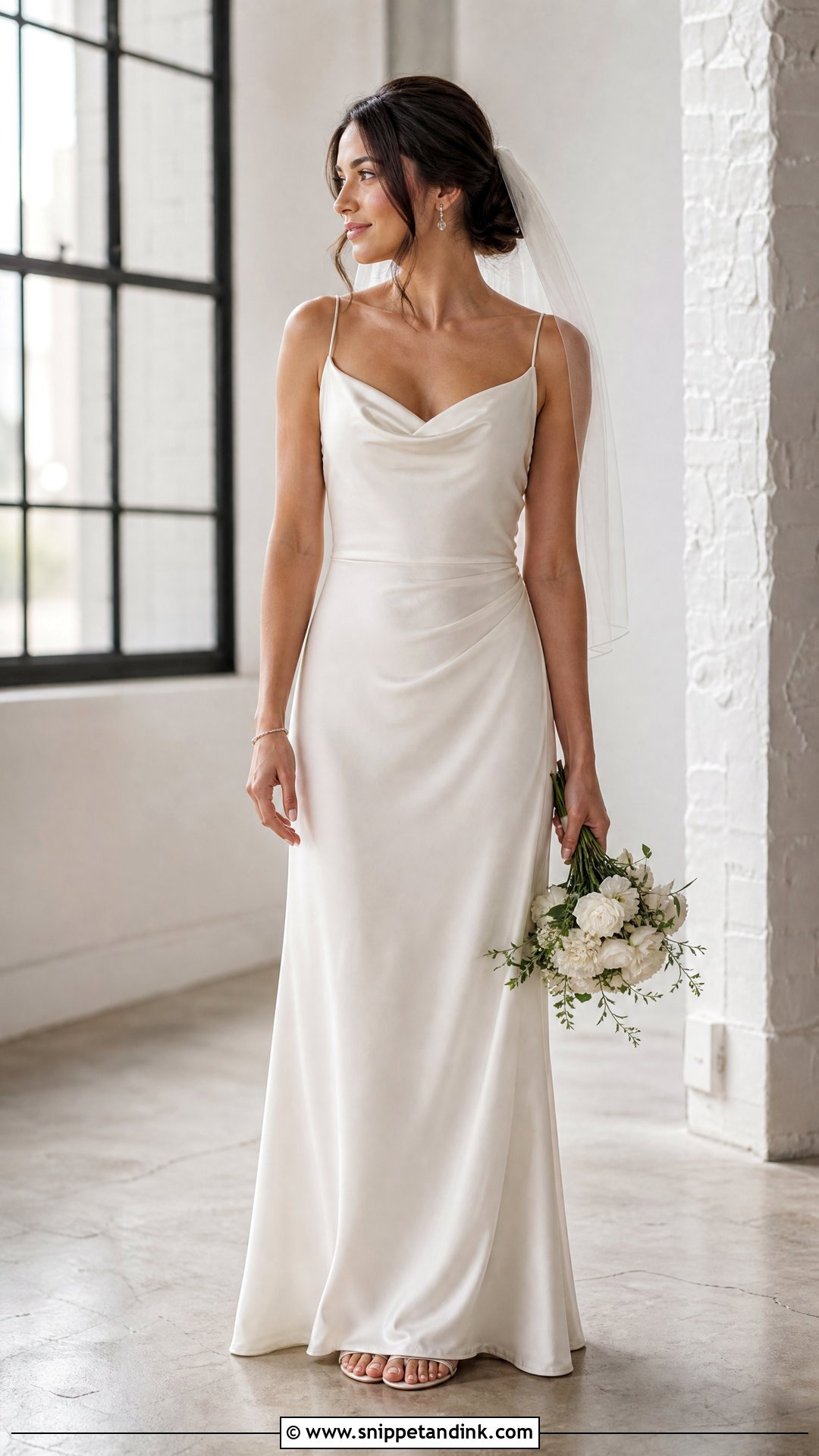 Cowl Neck Wedding Dress No Train - Snippet and Ink - 20 Wedding Dress No Train Ideas