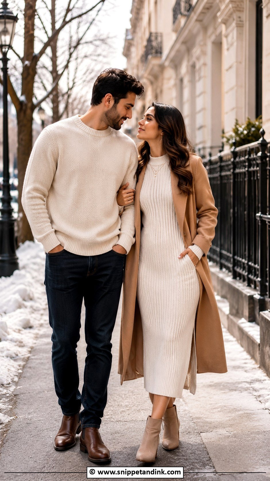 Cozy Knit Dress Prewedding Outfit - Snippet and Ink - 30 Casual Prewedding Outfit Ideas