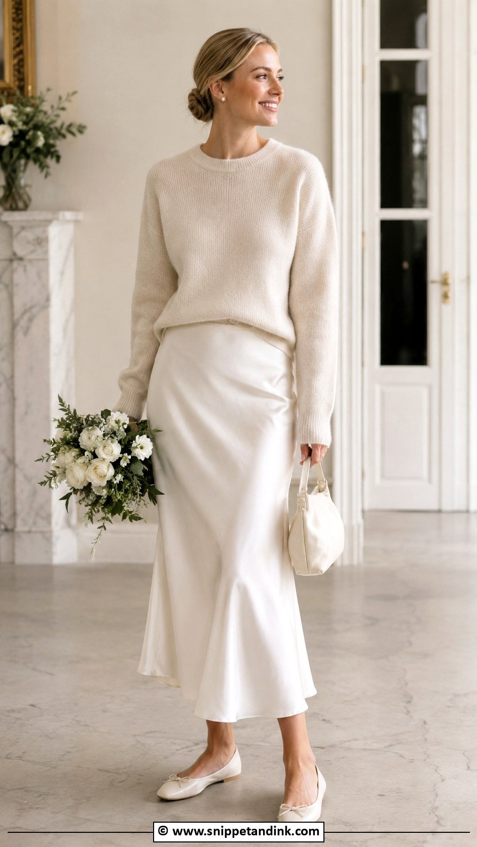 Cozy Sweater And Skirt After Wedding Outfit - Snippet and Ink - 25 After Wedding Outfit the Bride Ideas