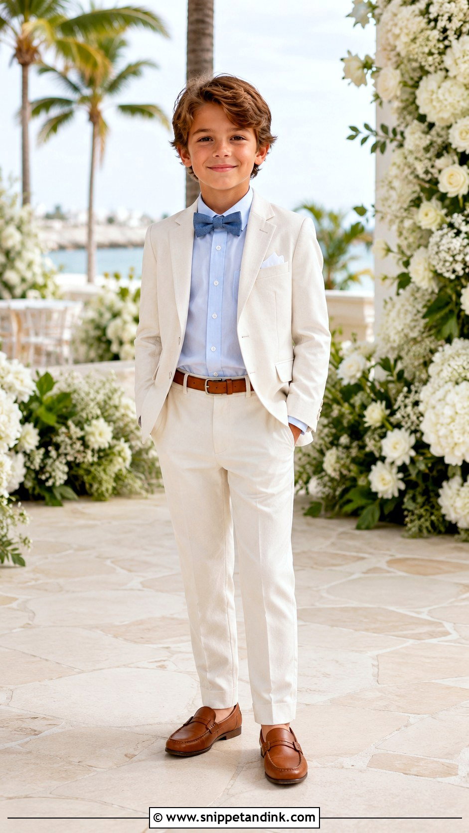 Cream Boys Wedding Suit - Snippet and Ink - 20 Boys Suits for Wedding