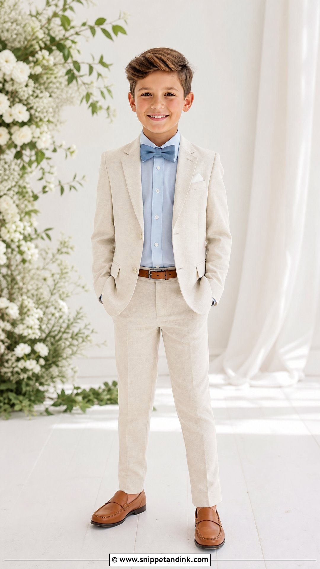 Cream Page Boy Suit - Snippet and Ink - 20 Paige Boys Wedding Outfits