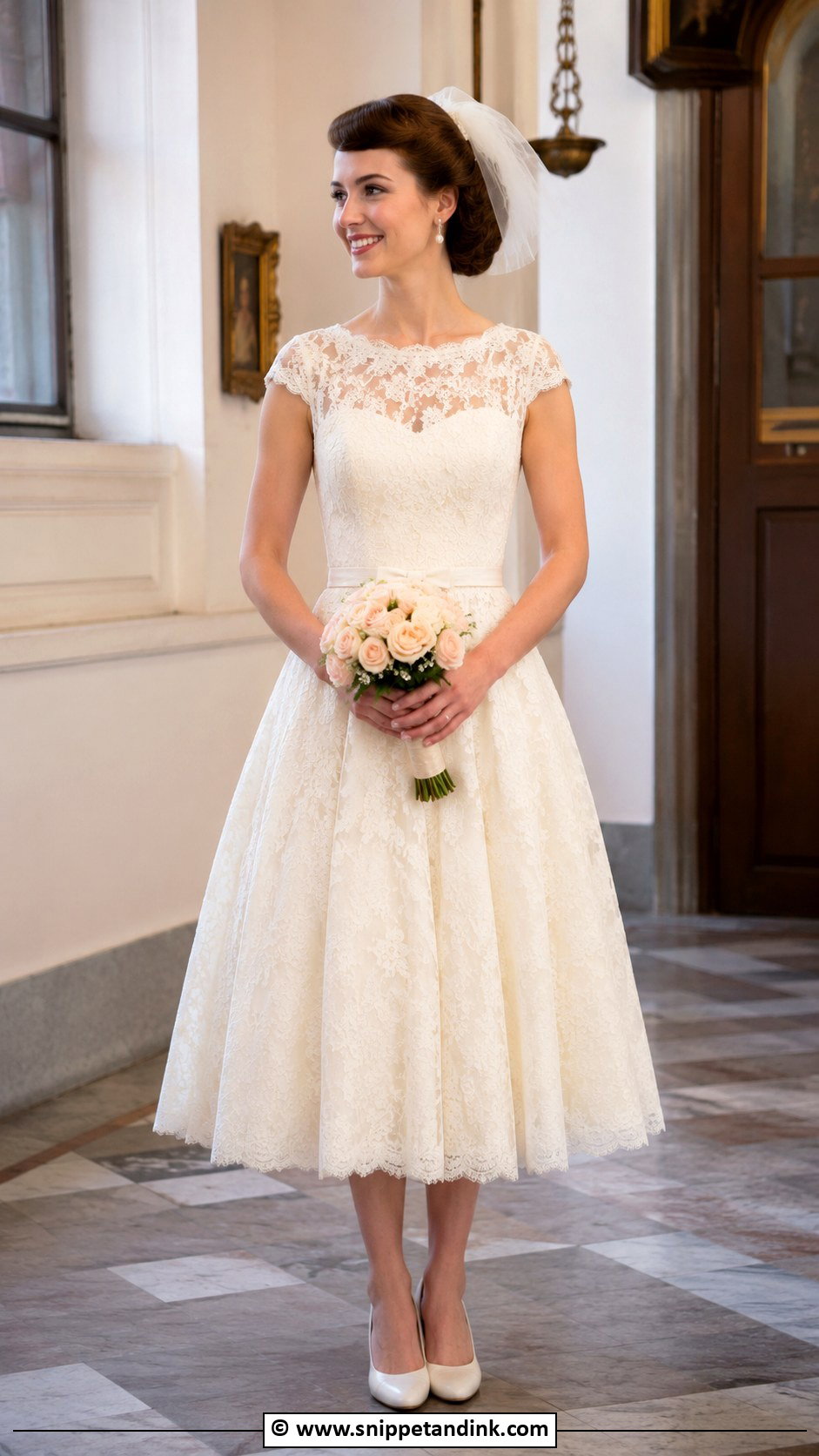 Cream Vintage Wedding Dress - Snippet and Ink - 30 Cream Wedding Dress Ideas