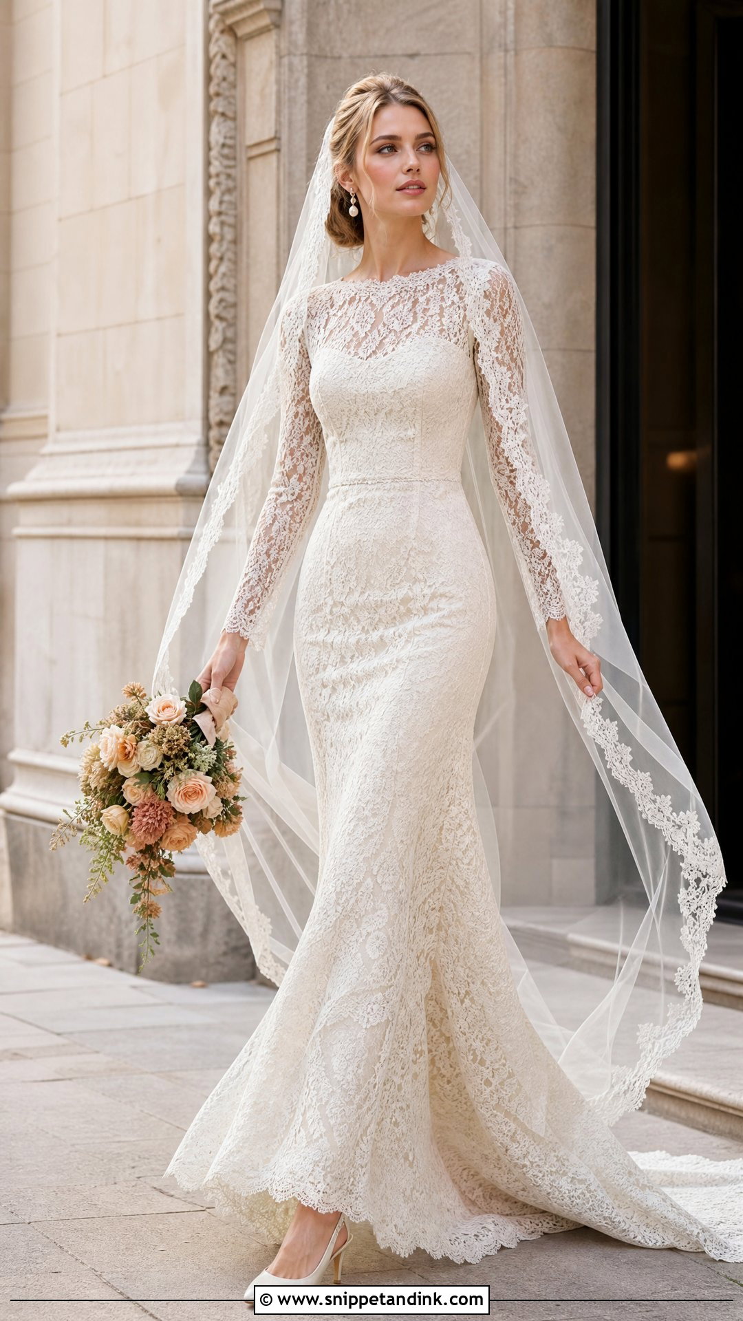 Cream Wedding Dress - Snippet and Ink - 20 Wedding Dress Colors