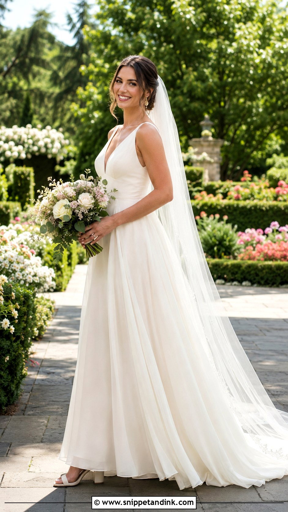 Creme A Line Wedding Dress - Snippet and Ink - 20 Creme Wedding Dress Ideas