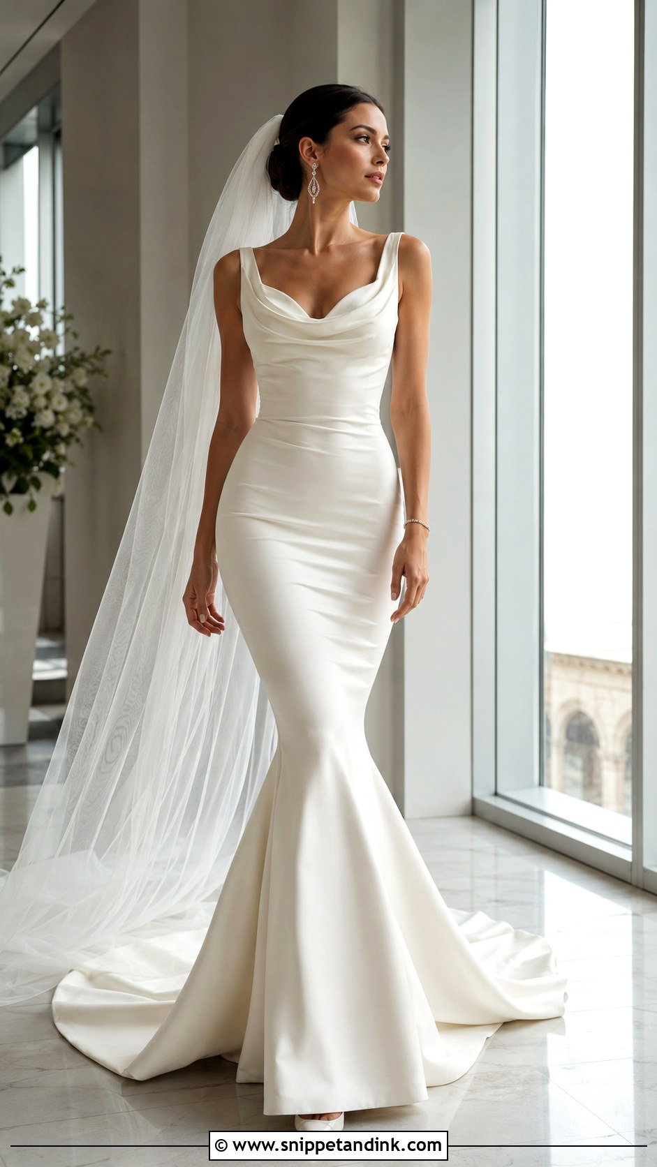 Creme Mermaid Wedding Dress - Snippet and Ink - 20 Creme Wedding Dress Ideas