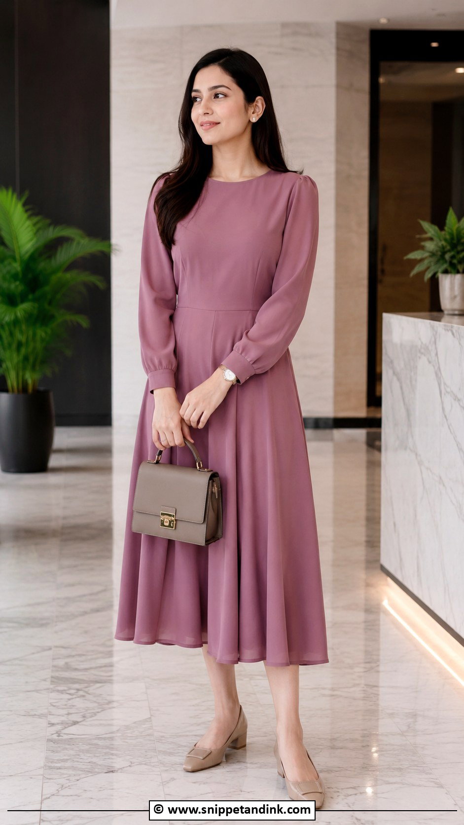 Crepe Free Gown Outfit - Snippet and Ink - 30 Free Gown Ideas