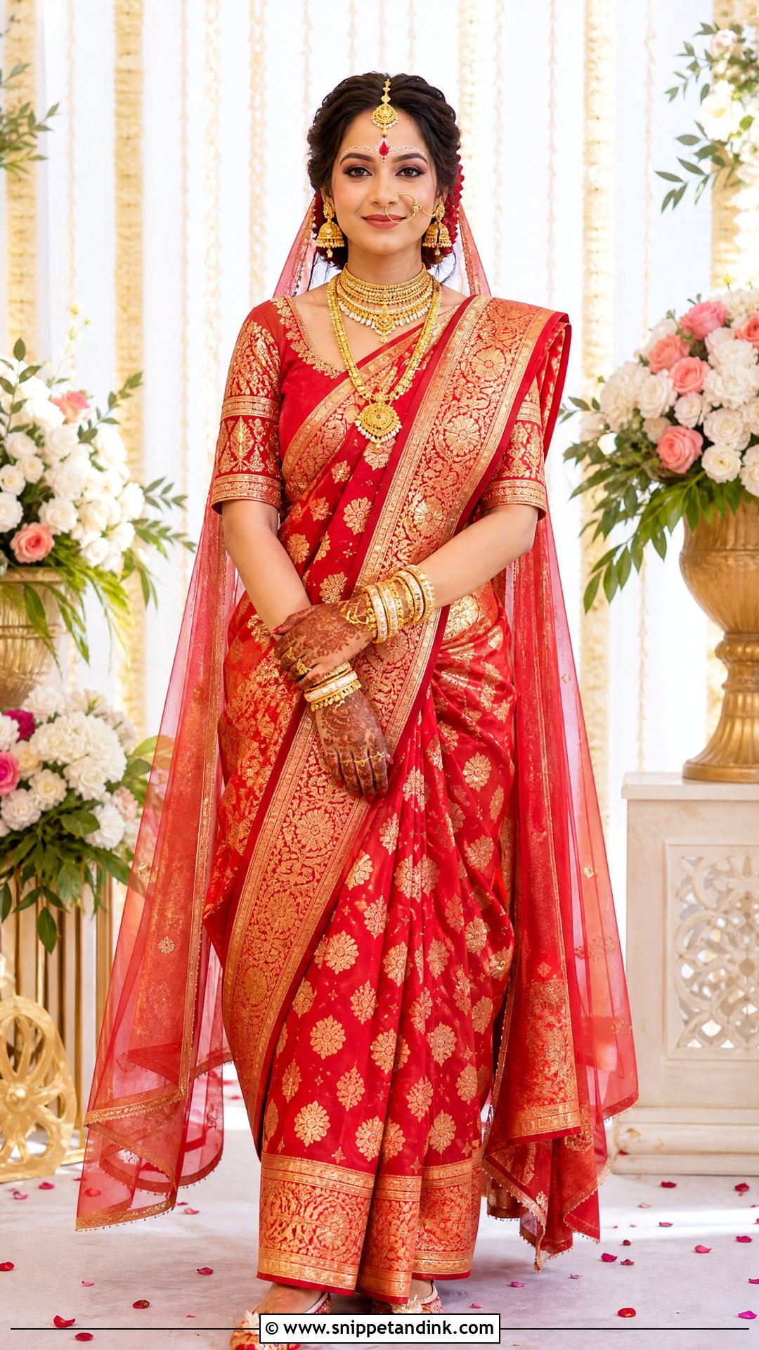 Crescent Moon Bridal Kolka Design - Snippet and Ink - 25 Bridal Kolka Design Ideas