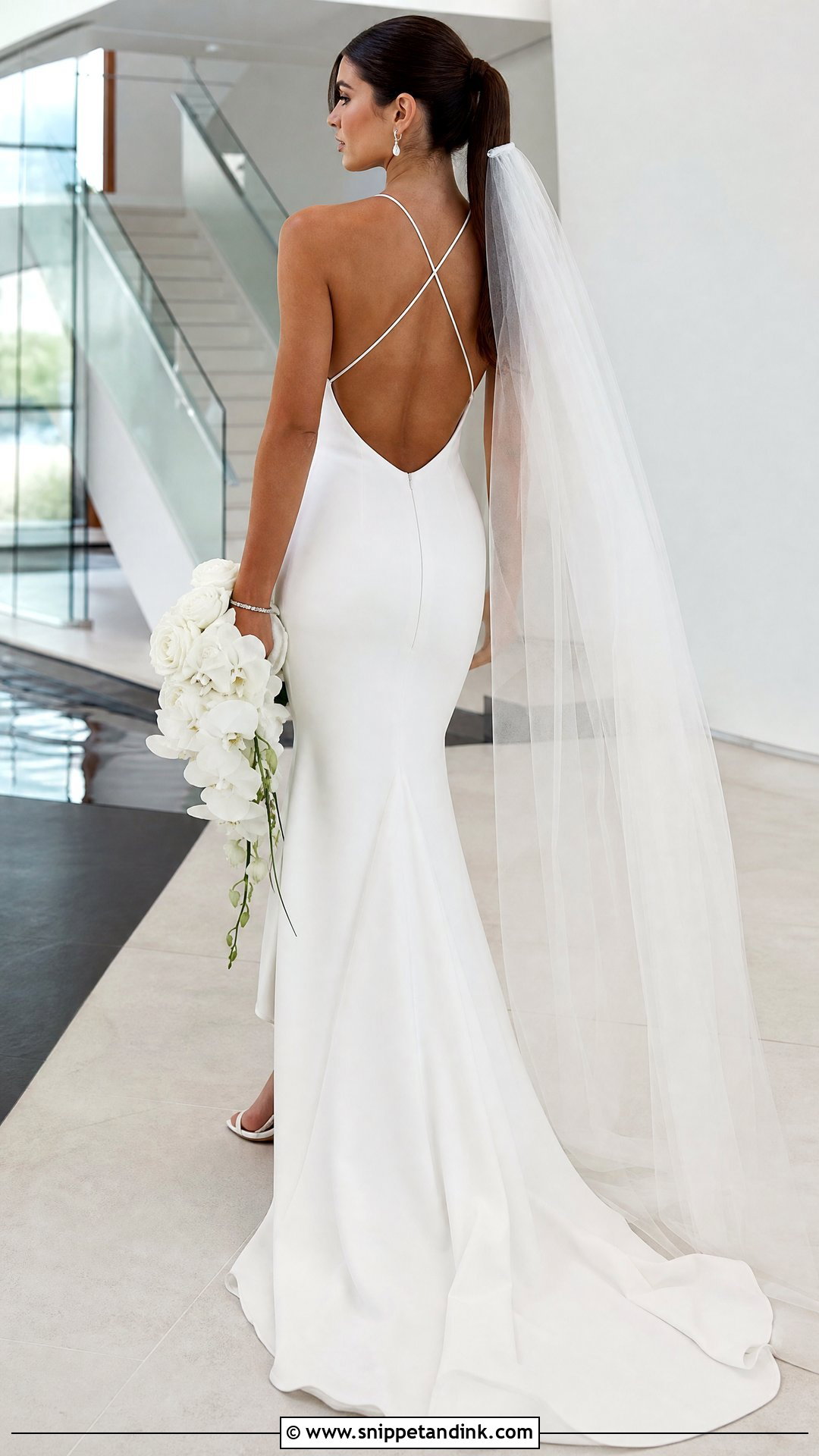 Crisscross Back Strap Wedding Dress - Snippet and Ink - 20 Wedding Dresses Straps