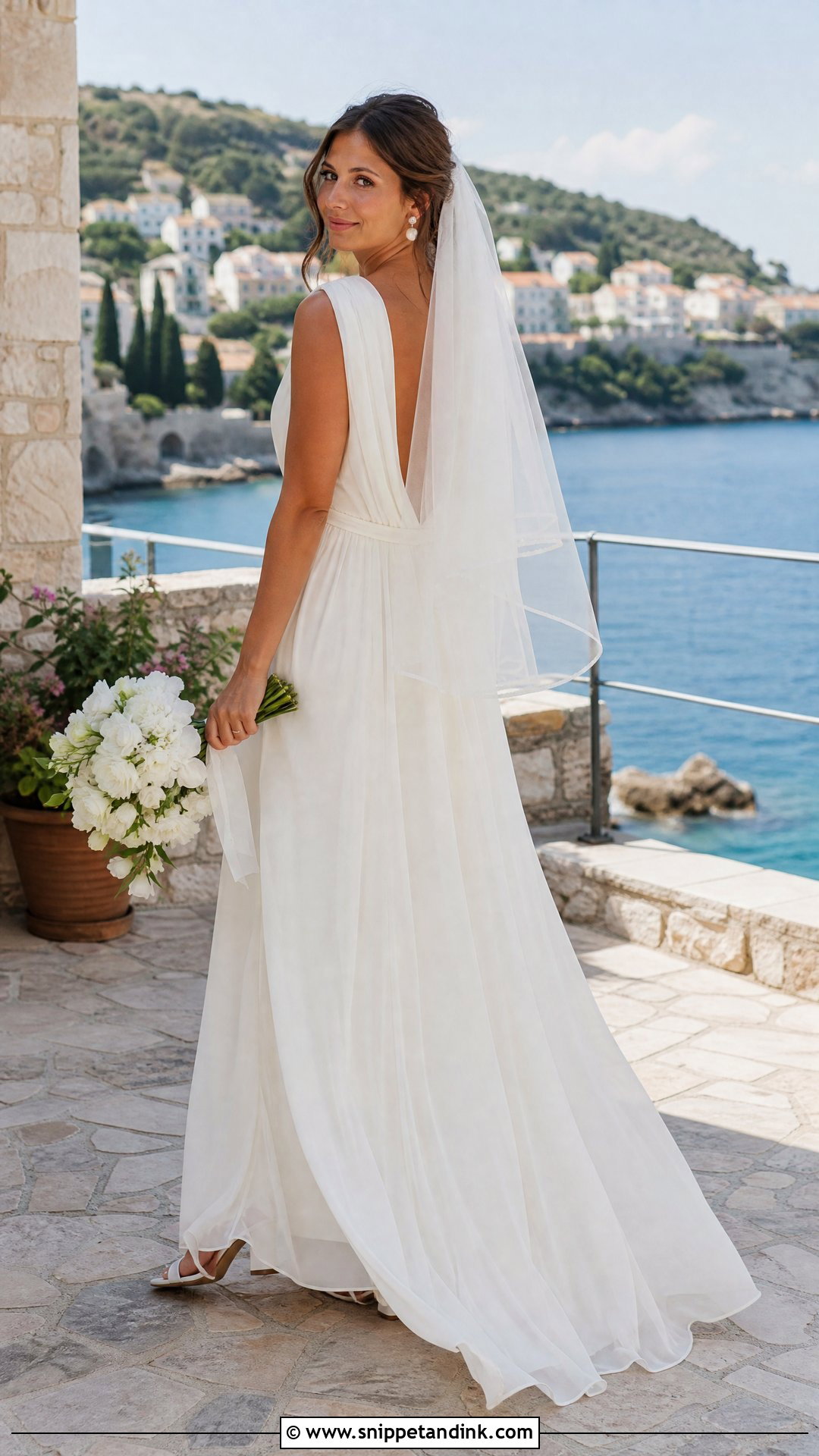 Croatian Coastal Wedding Dress - Snippet and Ink - 20 European Wedding Dress Ideas