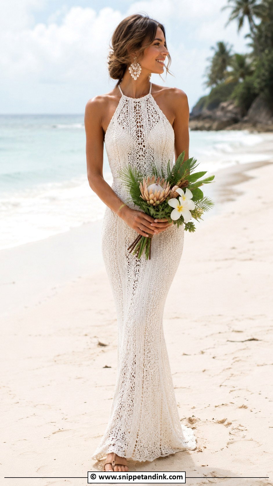 Crochet Boho Wedding Dress - Snippet and Ink - 25 Boho Chic Wedding Dress Ideas
