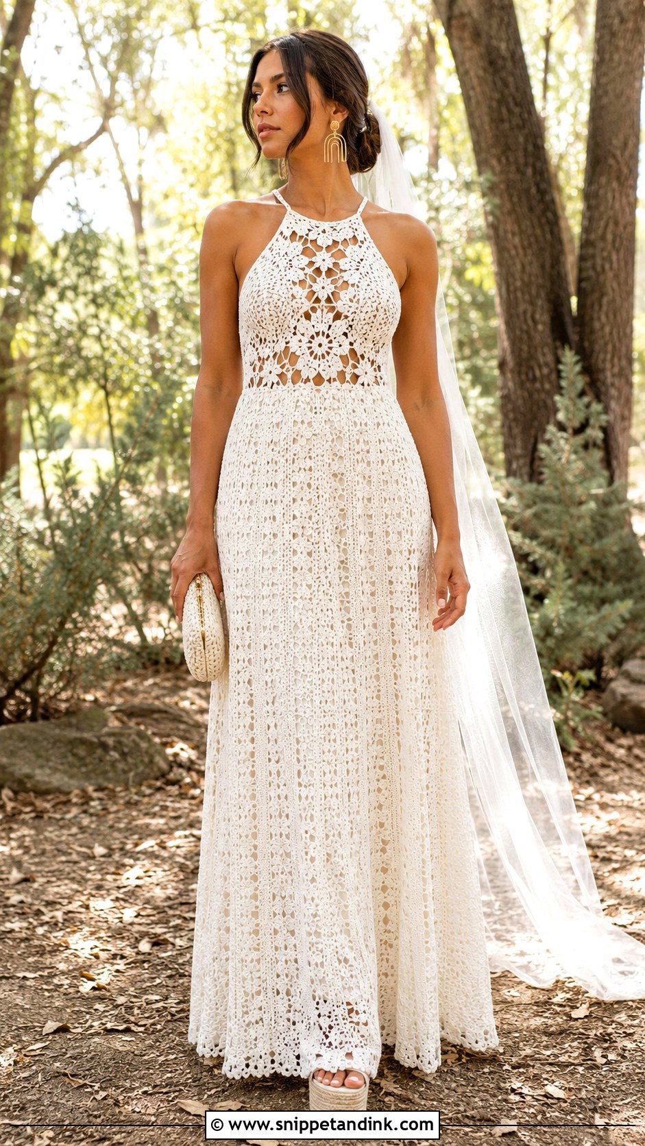 Crochet Festival Wedding Dress - Snippet and Ink - 20 Festival Wedding Dress Ideas