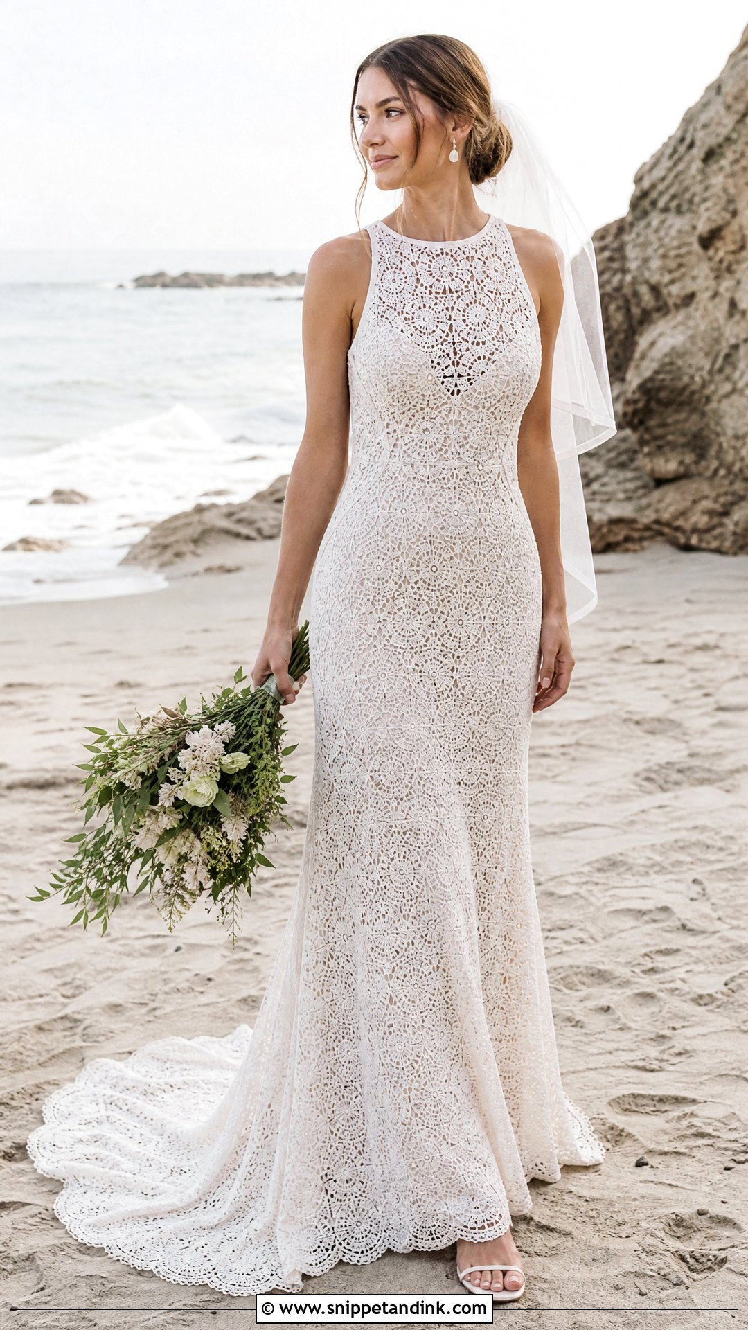 Crochet Lace Wedding Dress - Snippet and Ink - 25 Handmade Wedding Dress Ideas