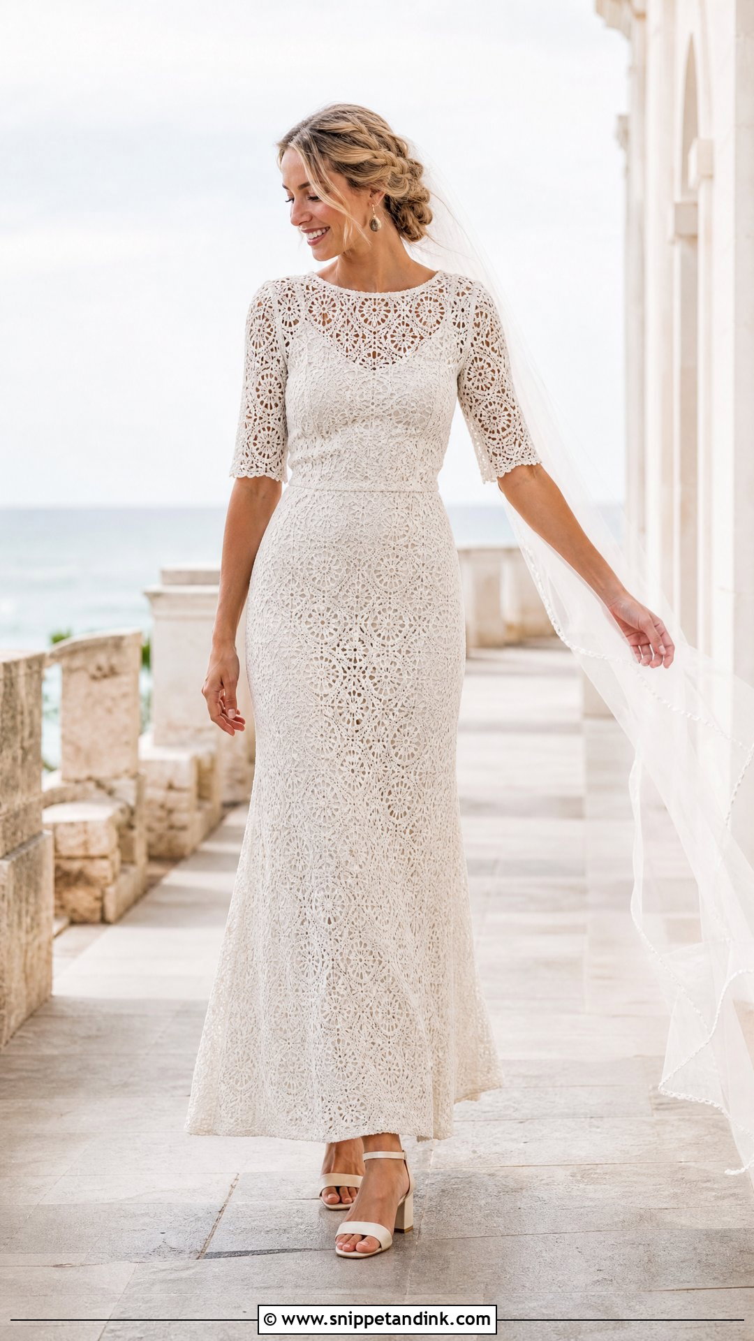 Crochet Lace Wedding Dress - Snippet and Ink - 20 Original Wedding Dress Ideas