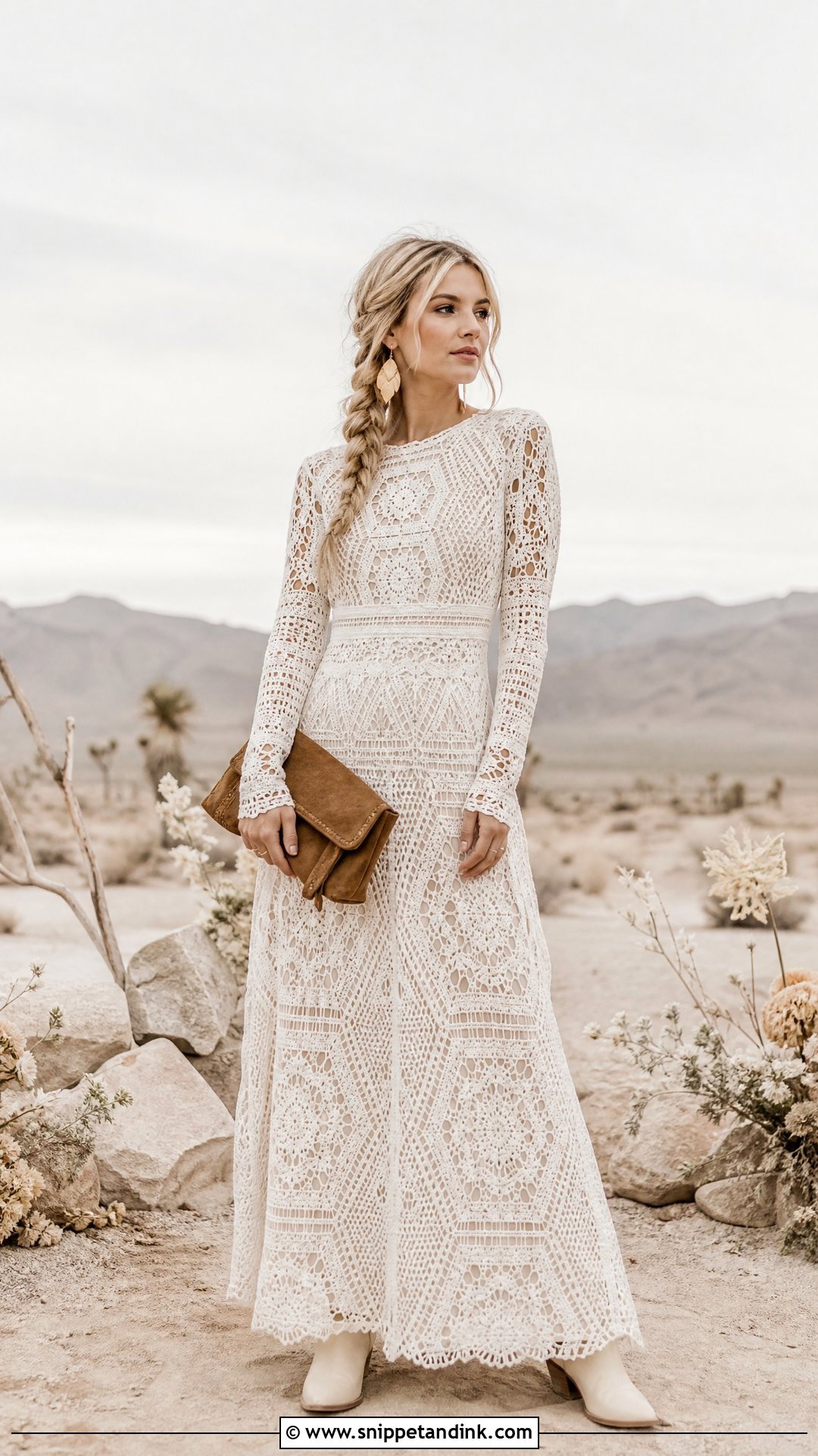 Crochet Western Lace Wedding Dress - Snippet and Ink - 20 Western Lace Wedding Dress Ideas