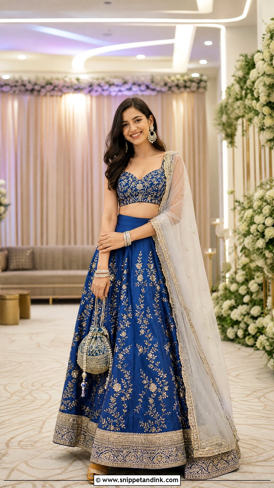 Crop Top And Skirt For Indian Wedding - Snippet and Ink - 25 Indian Wedding Dresses for Girls