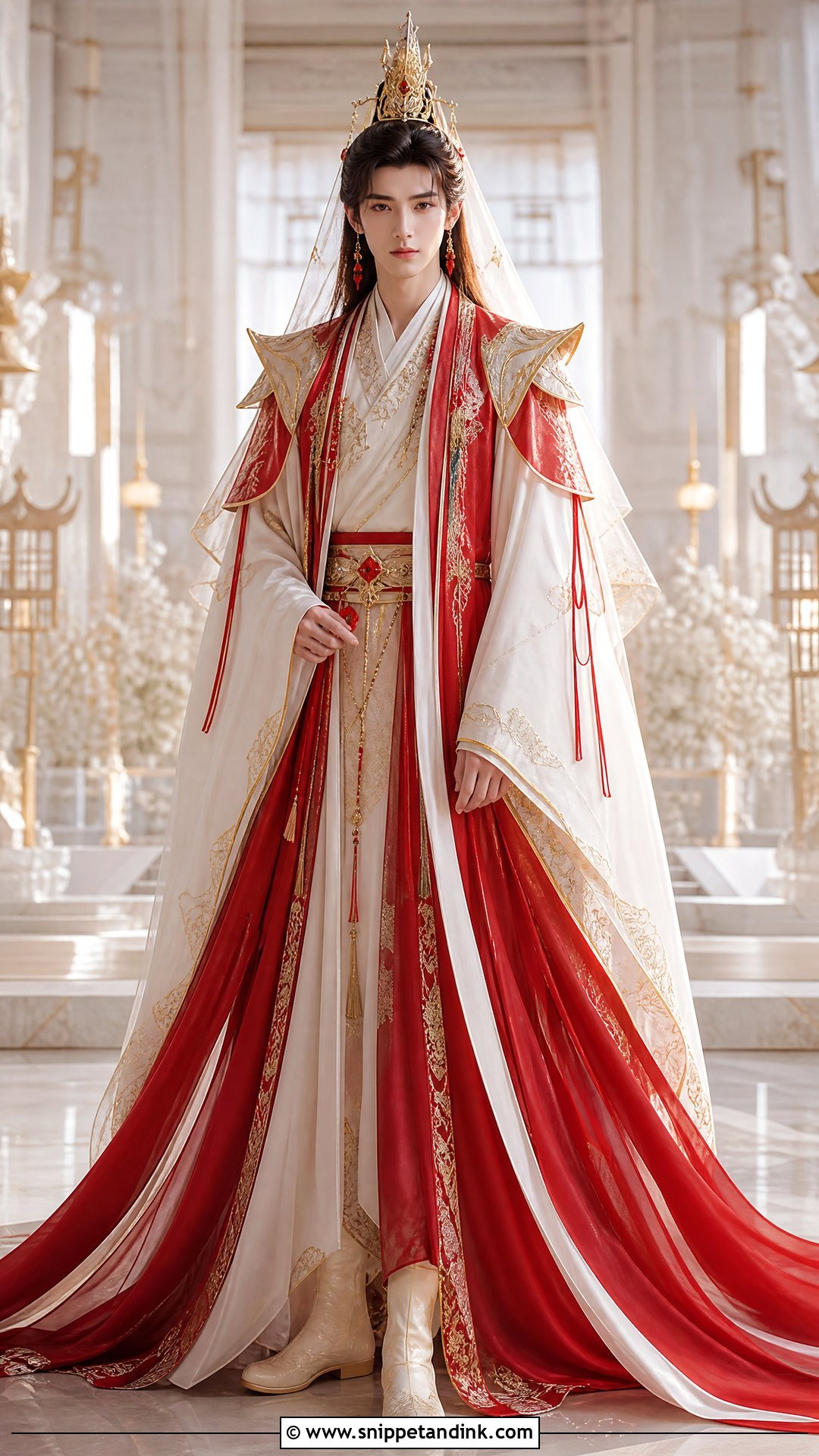 Crown Prince Xie Lian Wedding Dress - Snippet and Ink - 20 Xie Lian Wedding Dress Ideas