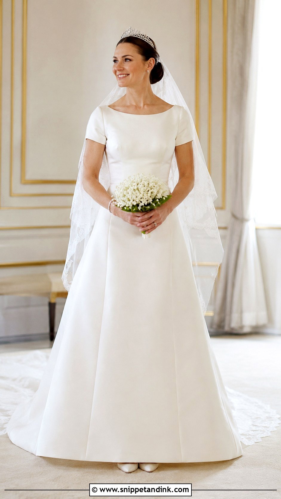Crown Princess Victoria Royal Wedding Dress - Snippet and Ink - 25 Royal Wedding Dresses