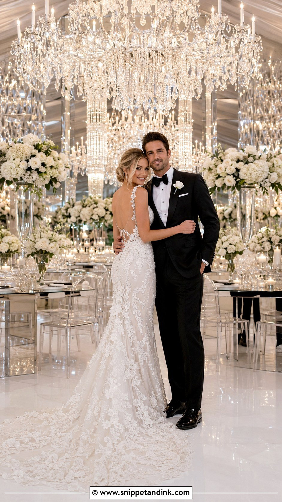 Crystal Chandelier Wedding - Snippet and Ink - 30 Fancy Wedding Ideas