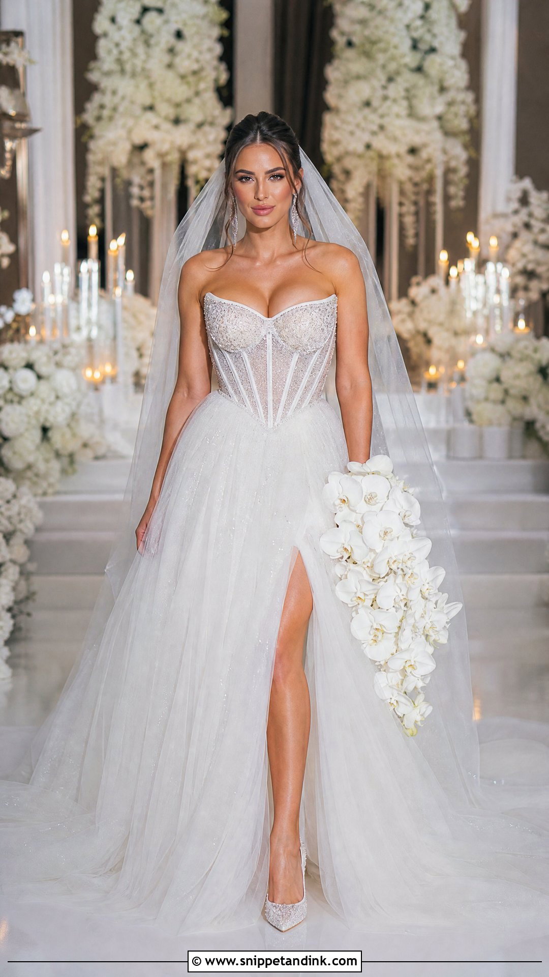 Crystal Corset Wedding Dress - Snippet and Ink - 20 Boujee Wedding Dress Ideas