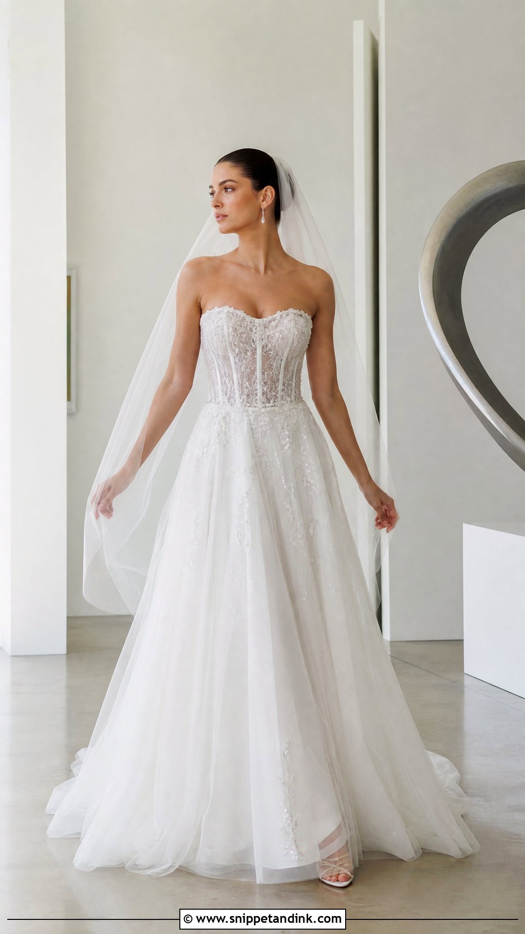 Crystal Corset Wedding Dress - Snippet and Ink - 20 Wedding Dress Crystals Ideas