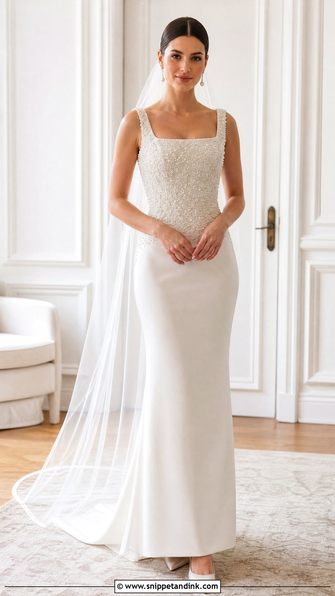 Crystal Pearl Wedding Dress - Snippet and Ink - 20 Wedding Dress Crystals Ideas
