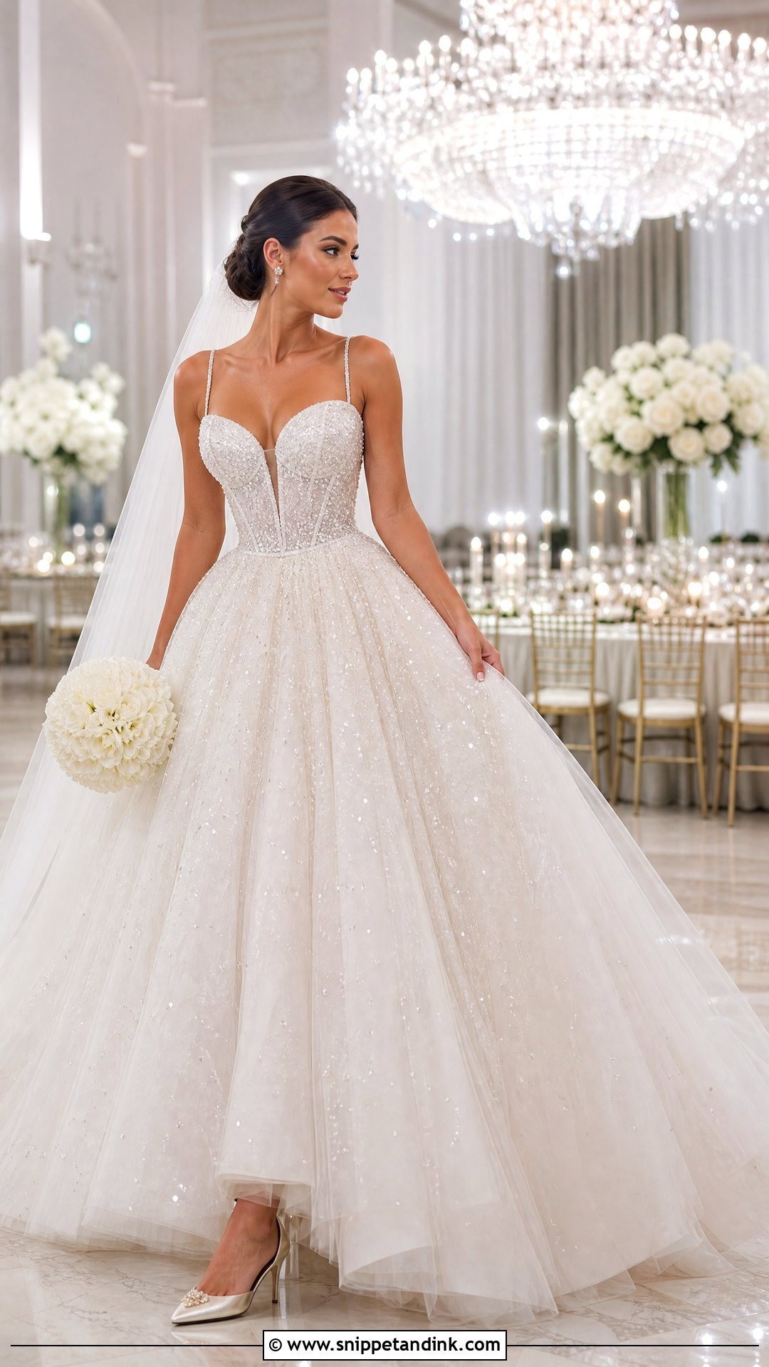 Crystal Princess Ball Gown Wedding Dress - Snippet and Ink - 20 Princess Ball Gowns Wedding Dress