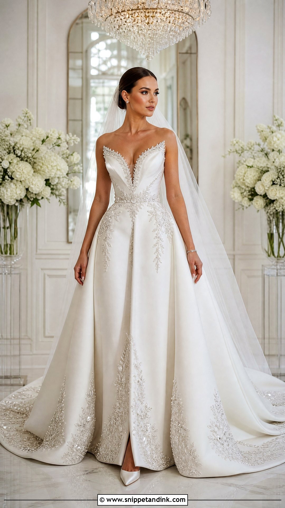 Crystal Shimmer Wedding Dress - Snippet and Ink - 20 Shimmer Wedding Dress Ideas