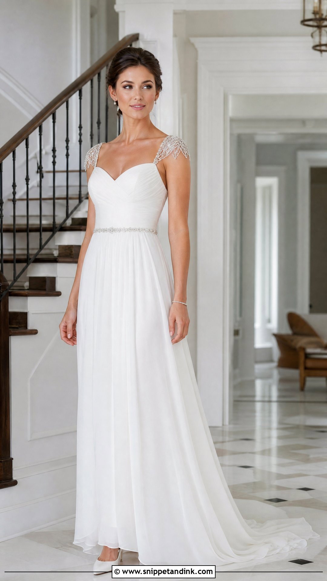 Crystal Shoulder Wedding Dress - Snippet and Ink - 20 Wedding Dress Crystals Ideas