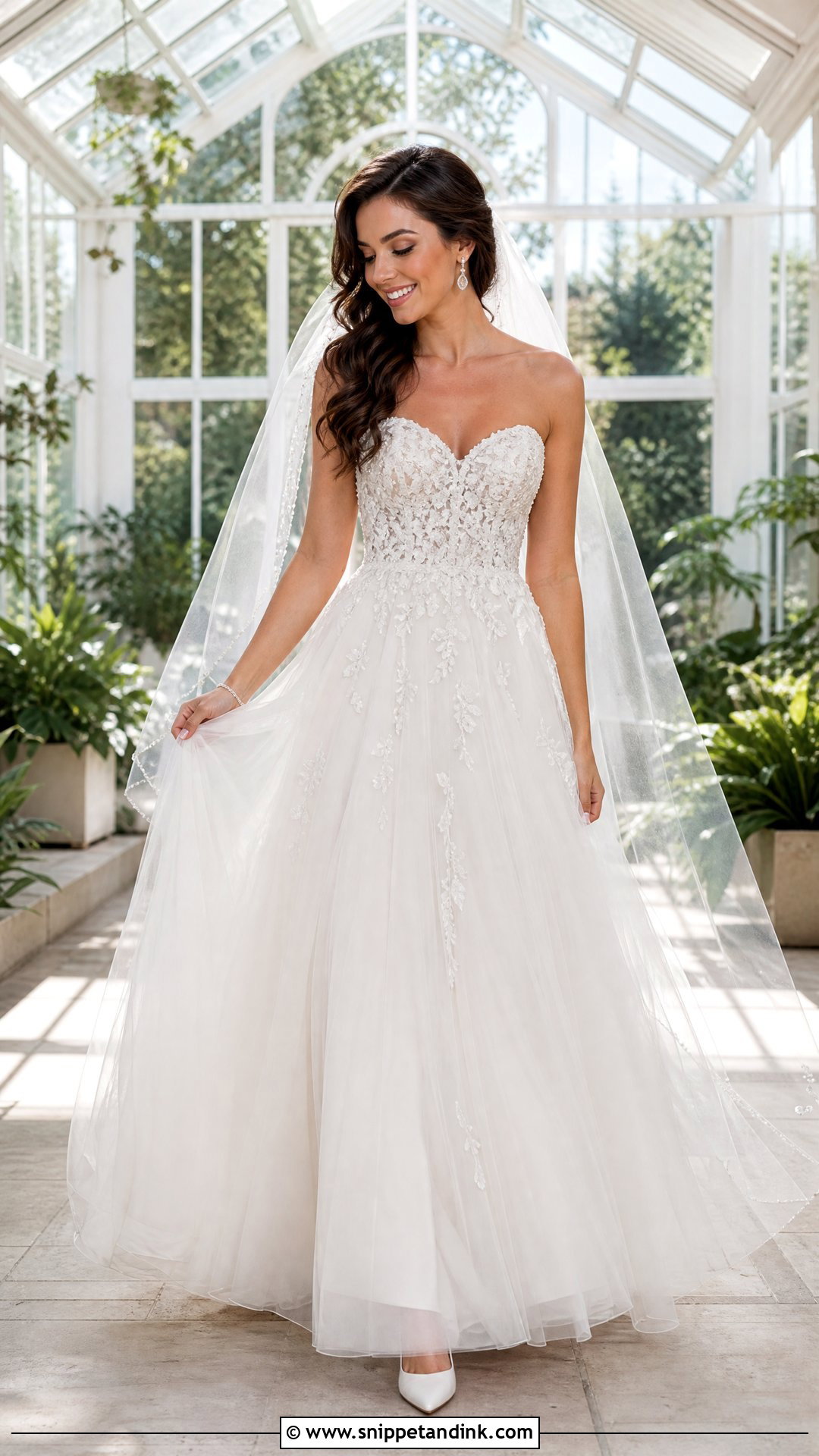 Crystal Sweetheart Wedding Dress - Snippet and Ink - 20 Wedding Dress with Diamonds Ideas
