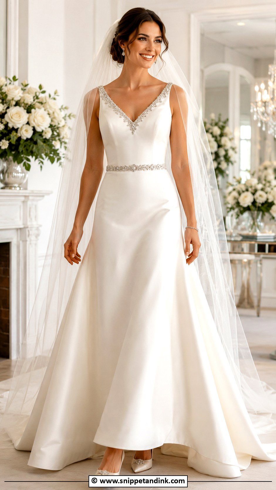 Crystal Wedding Dress - Snippet and Ink - 30 2000s Wedding Dress Ideas