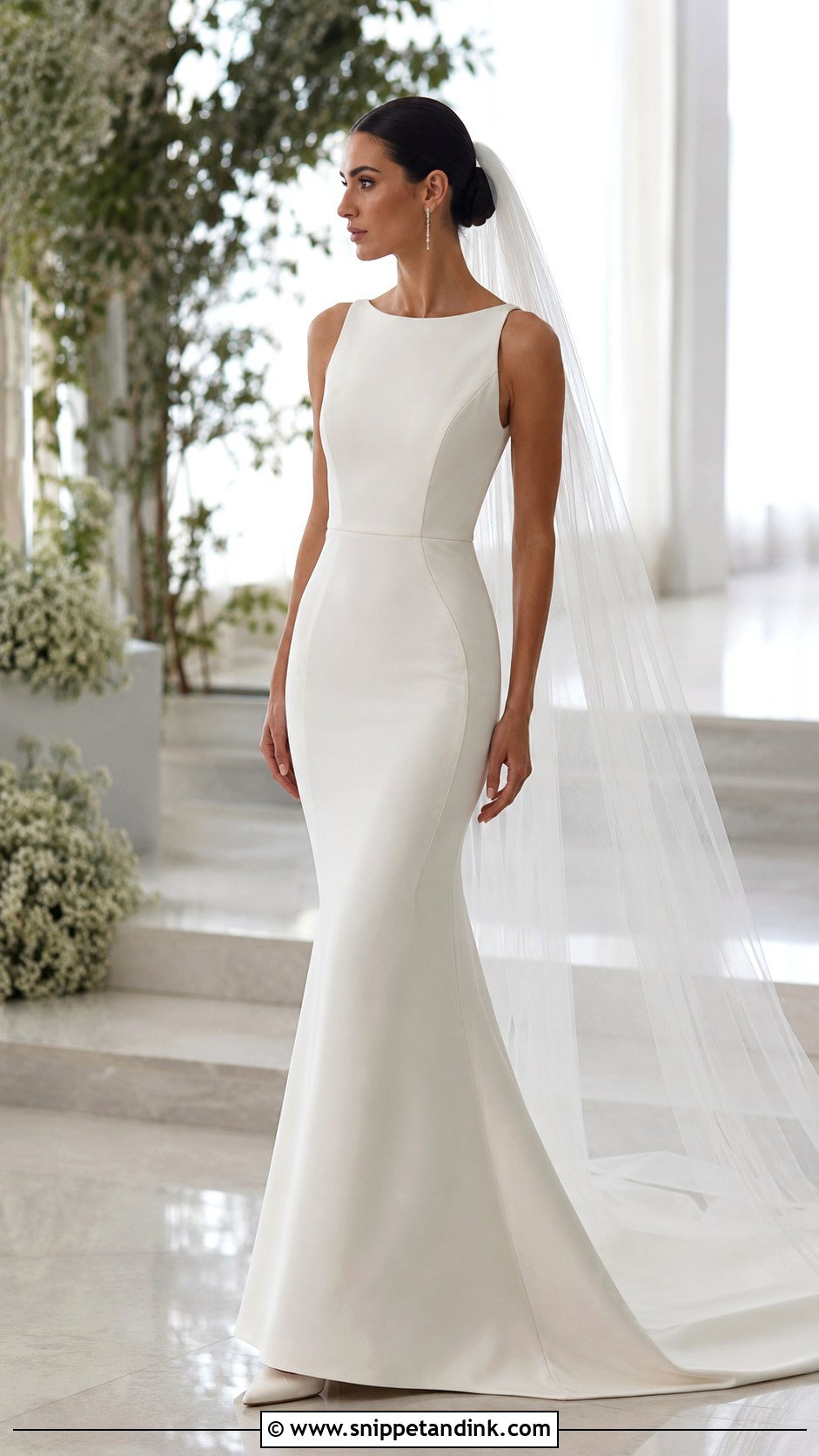 Curved Seam Architectural Wedding Dress - Snippet and Ink - 20 Architectural Wedding Dress Ideas