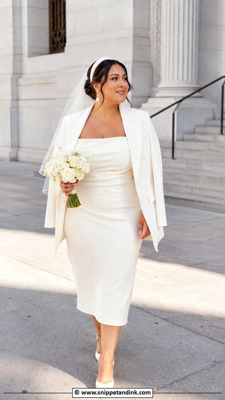 Curvy Bride Courthouse Wedding Dress - Snippet and Ink - 25 Curvy Bride Dress Ideas