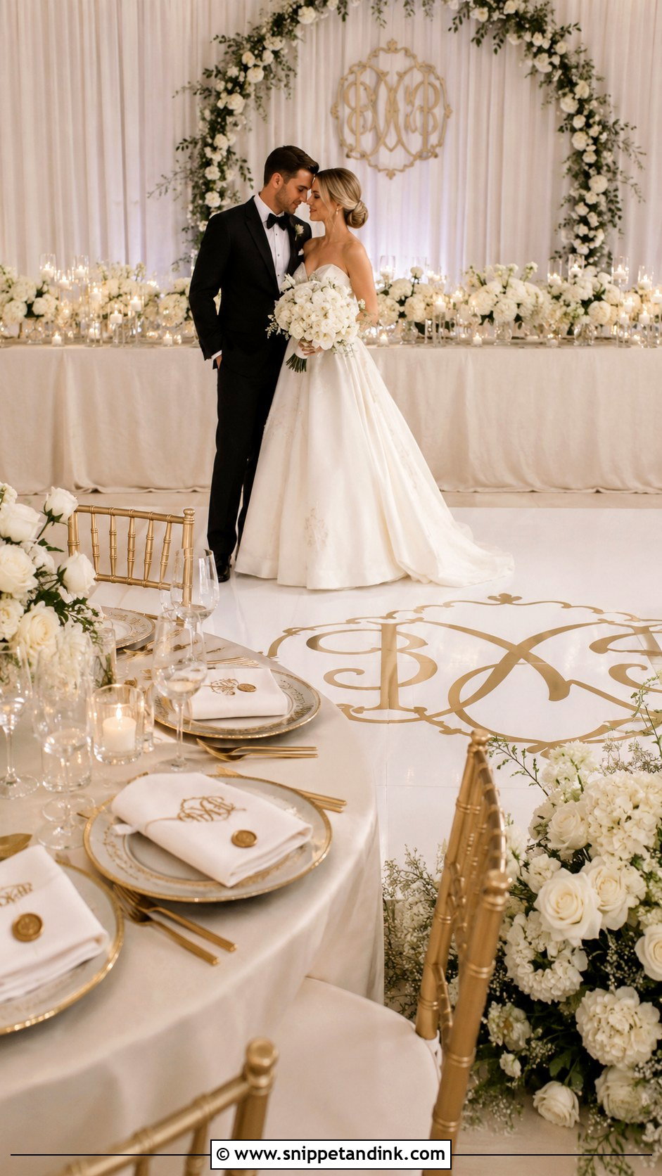Custom Monogram Wedding - Snippet and Ink - 30 Fancy Wedding Ideas