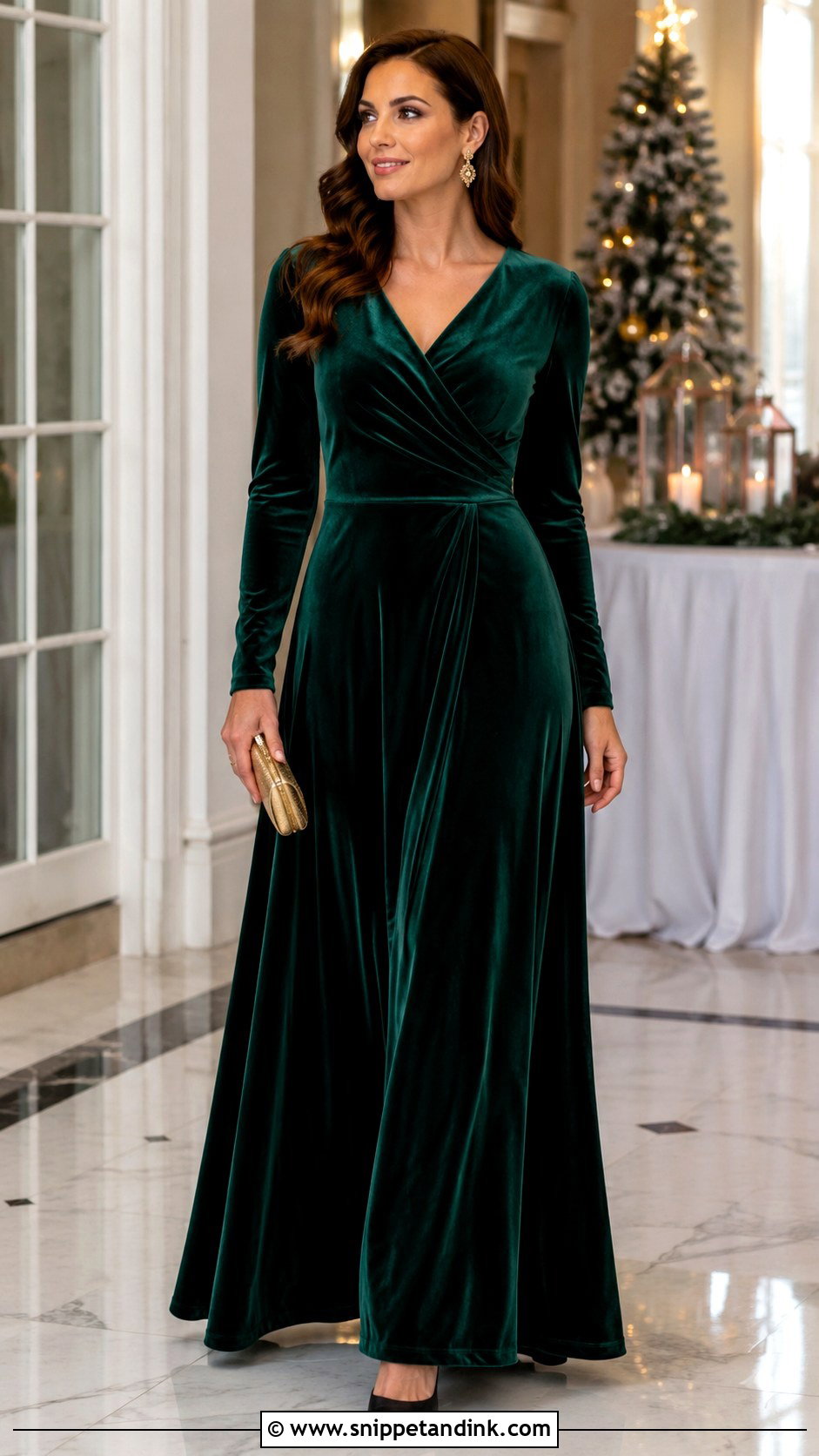 Custom Velvet Winter Gown - Snippet and Ink - 20 Custom Gown Ideas