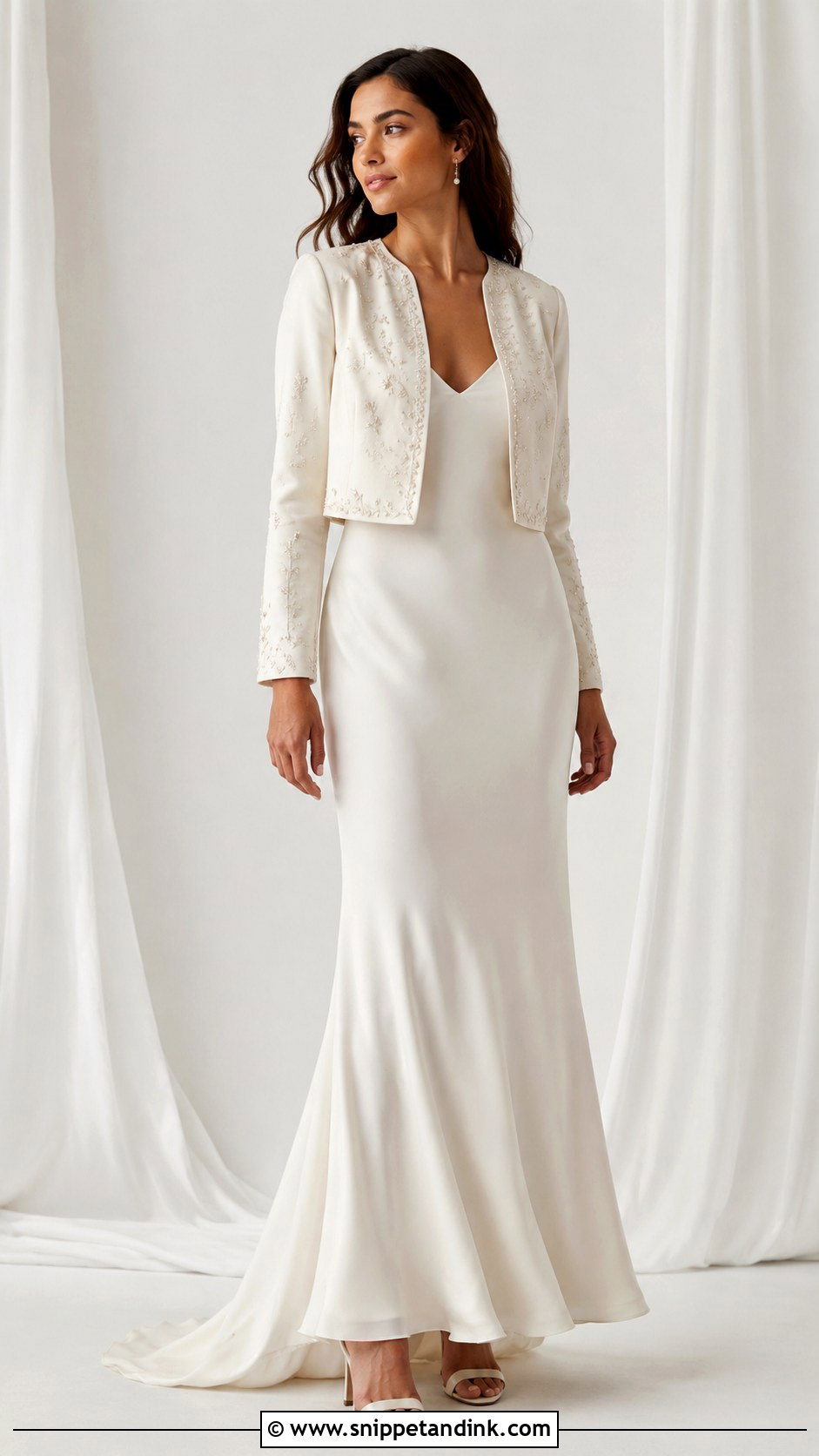 Custom Wedding Dress Jacket - Snippet and Ink - 25 Wedding Dress Jacket Ideas