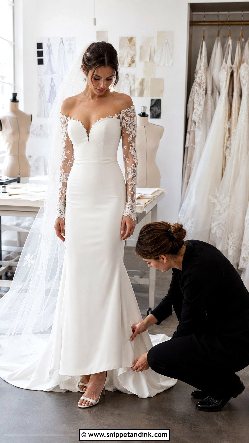 Custom Wedding Dress Studio - Snippet and Ink - 20 Bridal Store Ideas