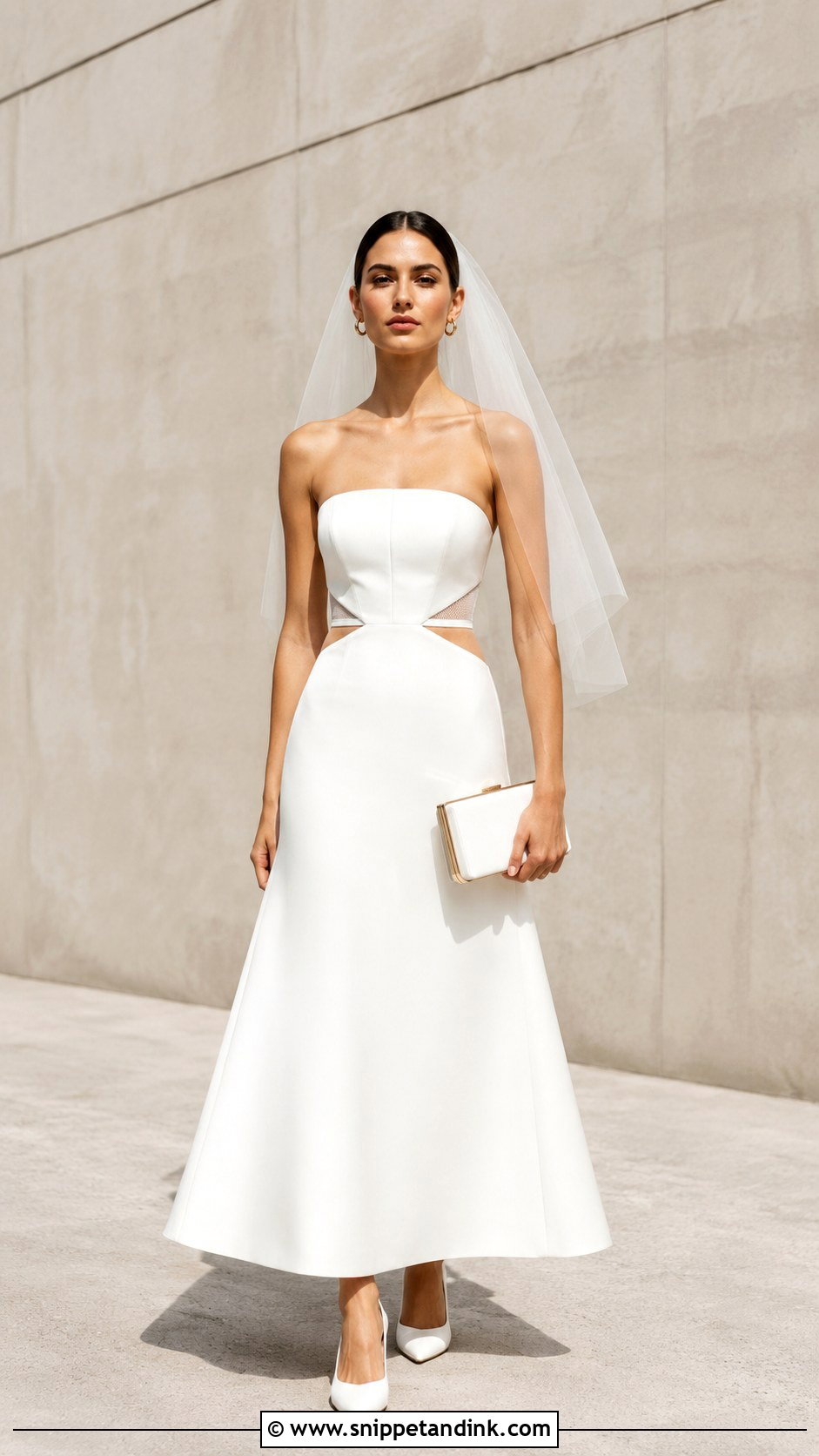 Cutout Architectural Wedding Dress - Snippet and Ink - 20 Architectural Wedding Dress Ideas