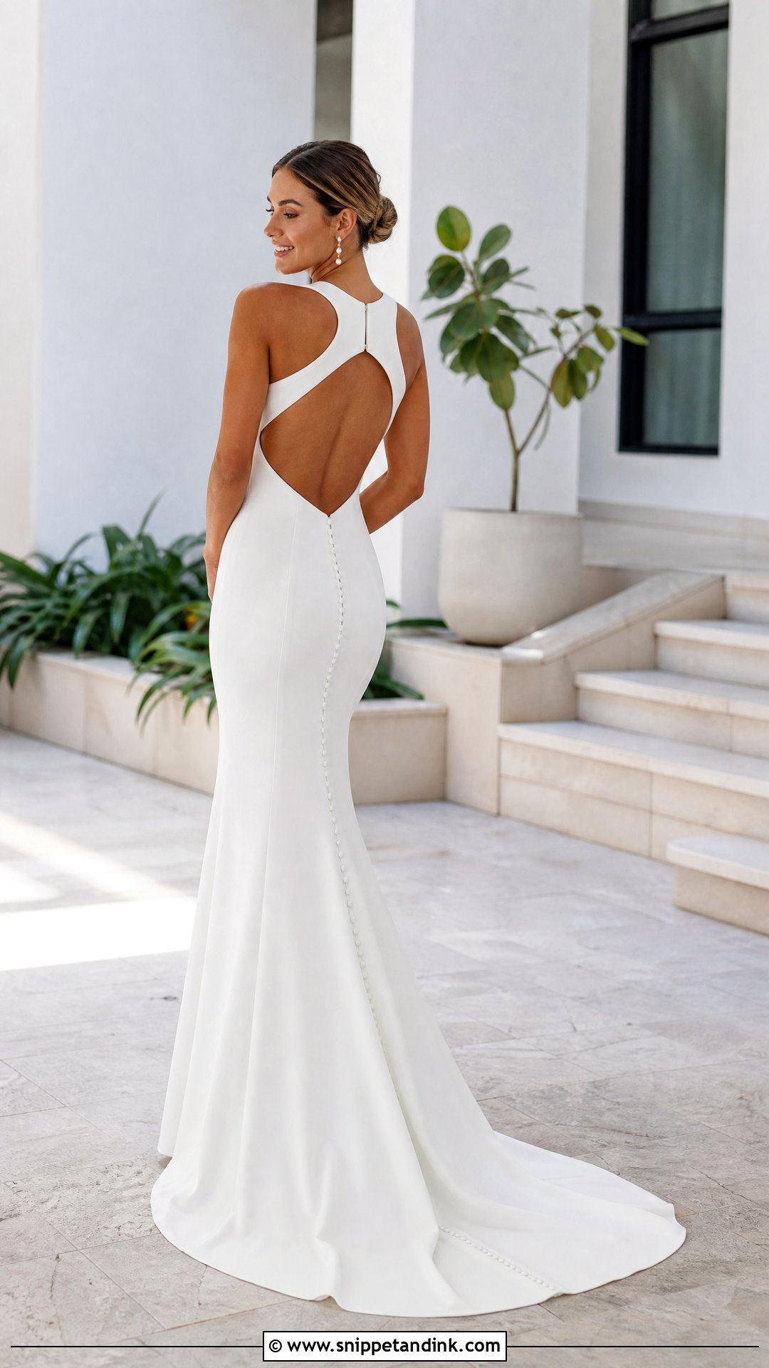 Cutout Back Wedding Dress - Snippet and Ink - 25 Wedding Dress Back Ideas